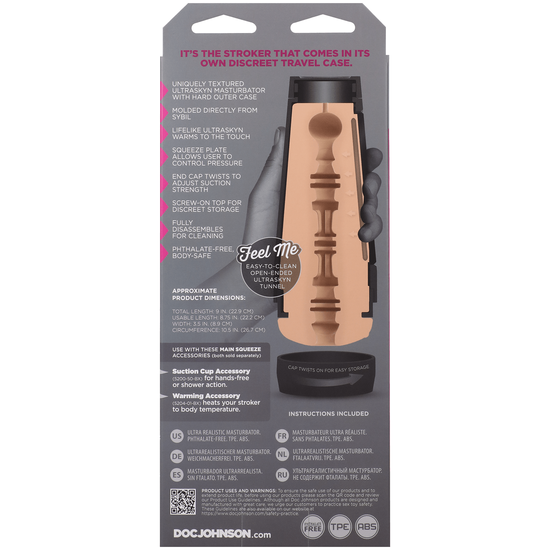 Main Squeeze Sybil ULTRASKYN Stroker - Buy At Luxury Toy X - Free 3-Day Shipping