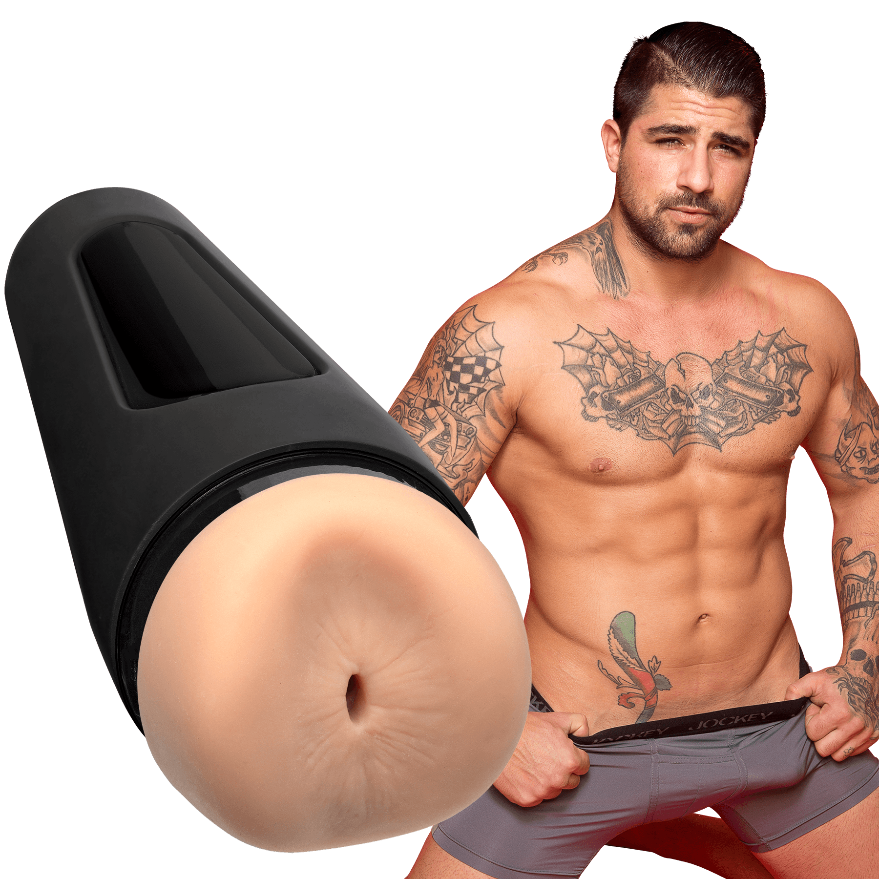 Man Squeeze - Ryan Bones - ULTRASKYN Stroker - Ass - Buy At Luxury Toy X - Free 3-Day Shipping