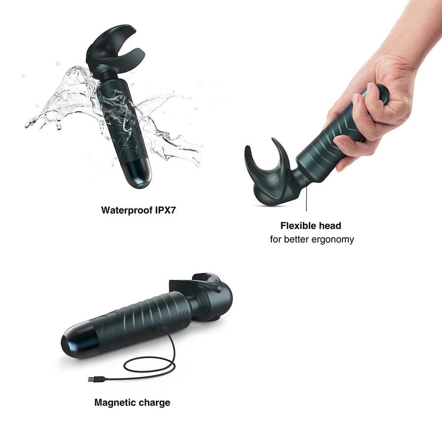 MAN WAN Man.Wand Evo 2-in-1 Frenulum Stimulator & Wand with Crescendo - Buy At Luxury Toy X - Free 3-Day Shipping