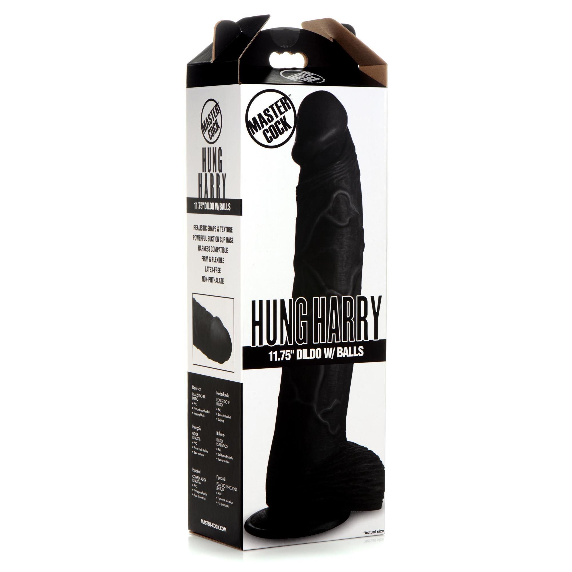 Master Cock Hung Harry Dildo with Balls 11.75in - Buy At Luxury Toy X - Free 3-Day Shipping
