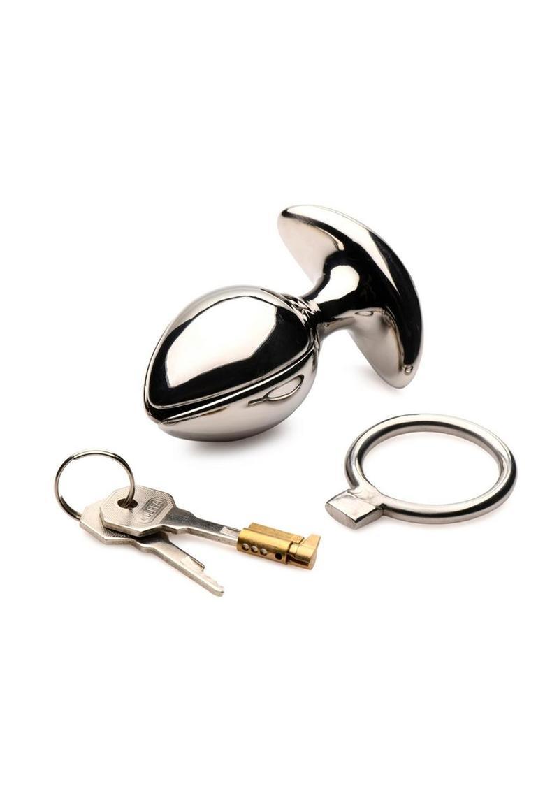 Master Series Ass Vault Locking Ass Expander - Stainless Steel - Buy At Luxury Toy X - Free 3-Day Shipping