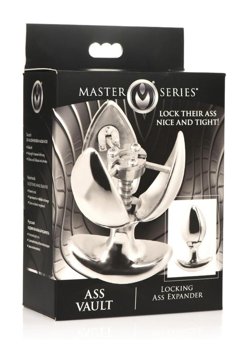 Master Series Ass Vault Locking Ass Expander - Stainless Steel - Buy At Luxury Toy X - Free 3-Day Shipping