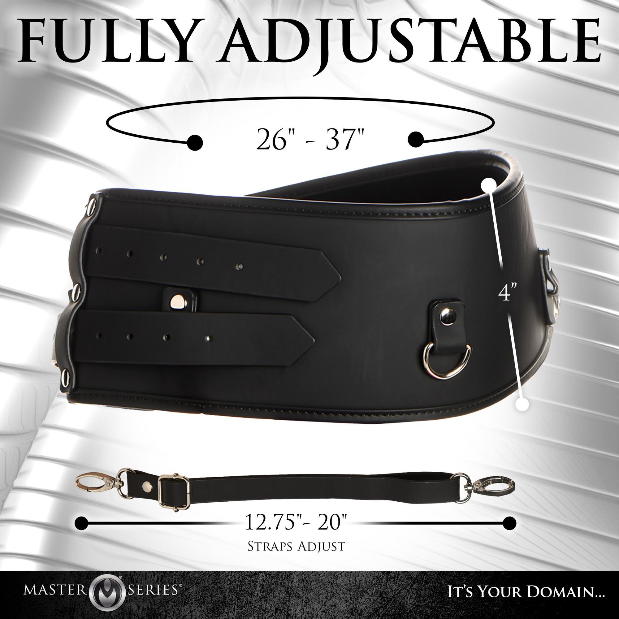 Master Series Forced Orgasm Saddle Straps Orgasm Belt for Saddle Pro Machine - Buy At Luxury Toy X - Free 3-Day Shipping