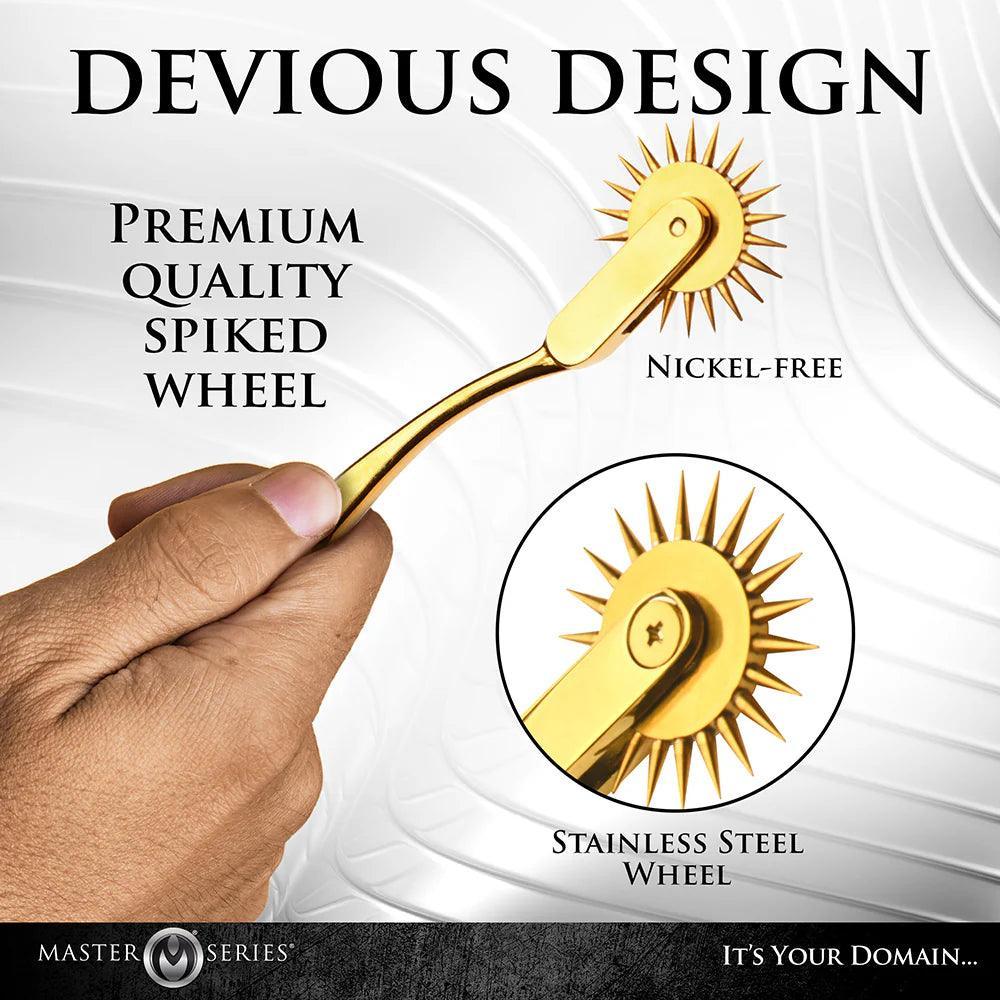 Master Series Gold Sensation Wartenberg Wheel - Buy At Luxury Toy X - Free 3-Day Shipping