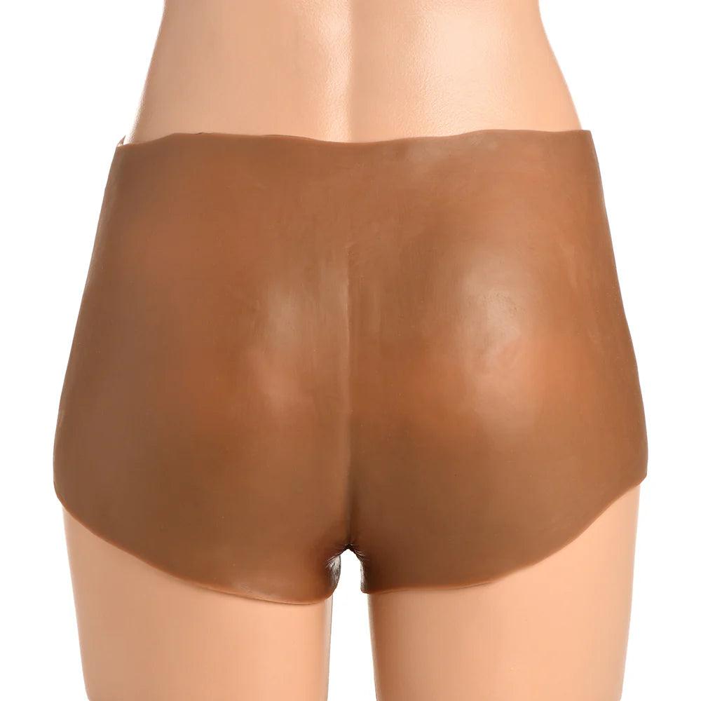 Master Series Hard-On Briefs Silicone Penis Panties - Caramel - Buy At Luxury Toy X - Free 3-Day Shipping