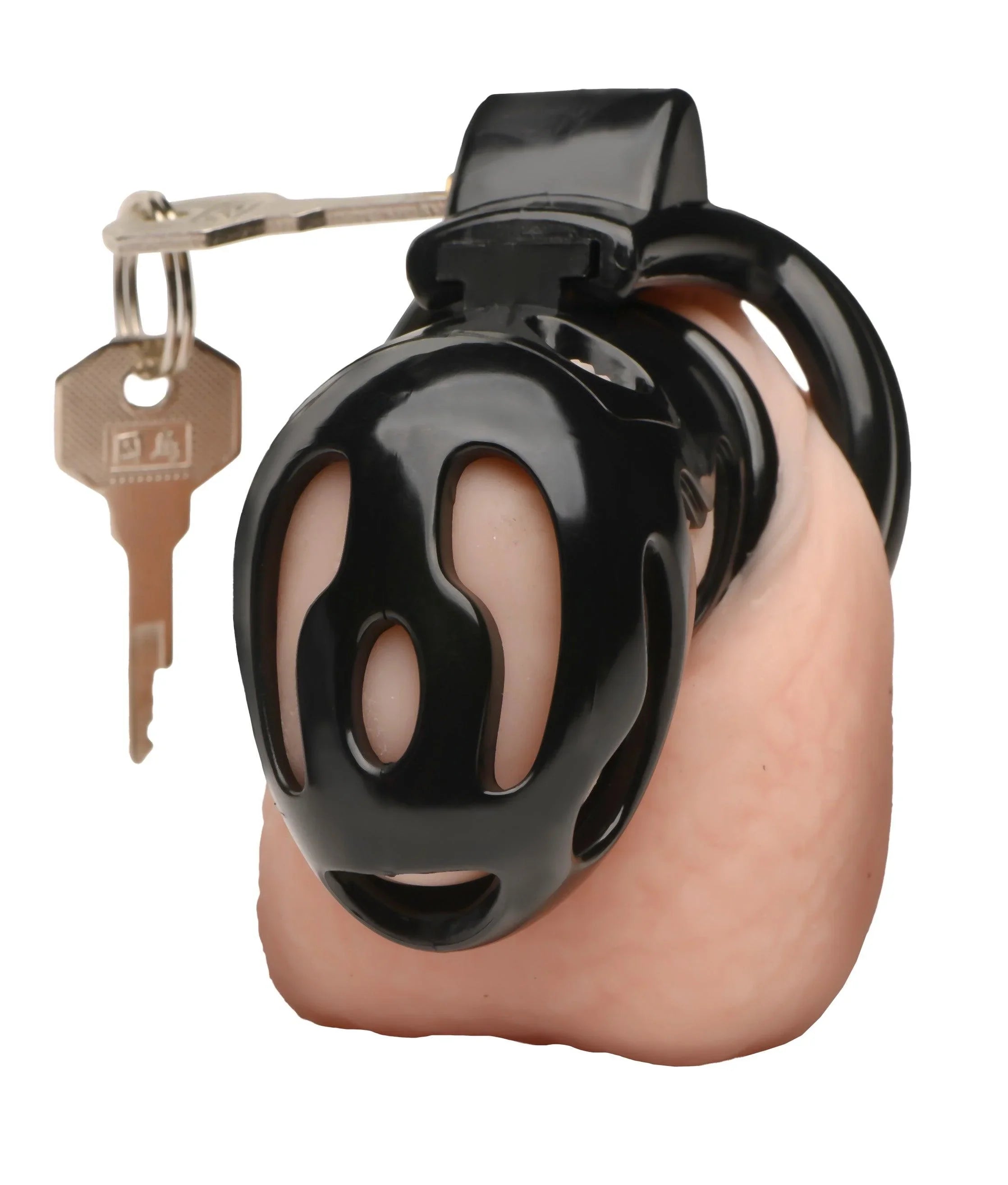 Master Series Hard Stop Double Ring Chastity Cage - Buy At Luxury Toy X - Free 3-Day Shipping