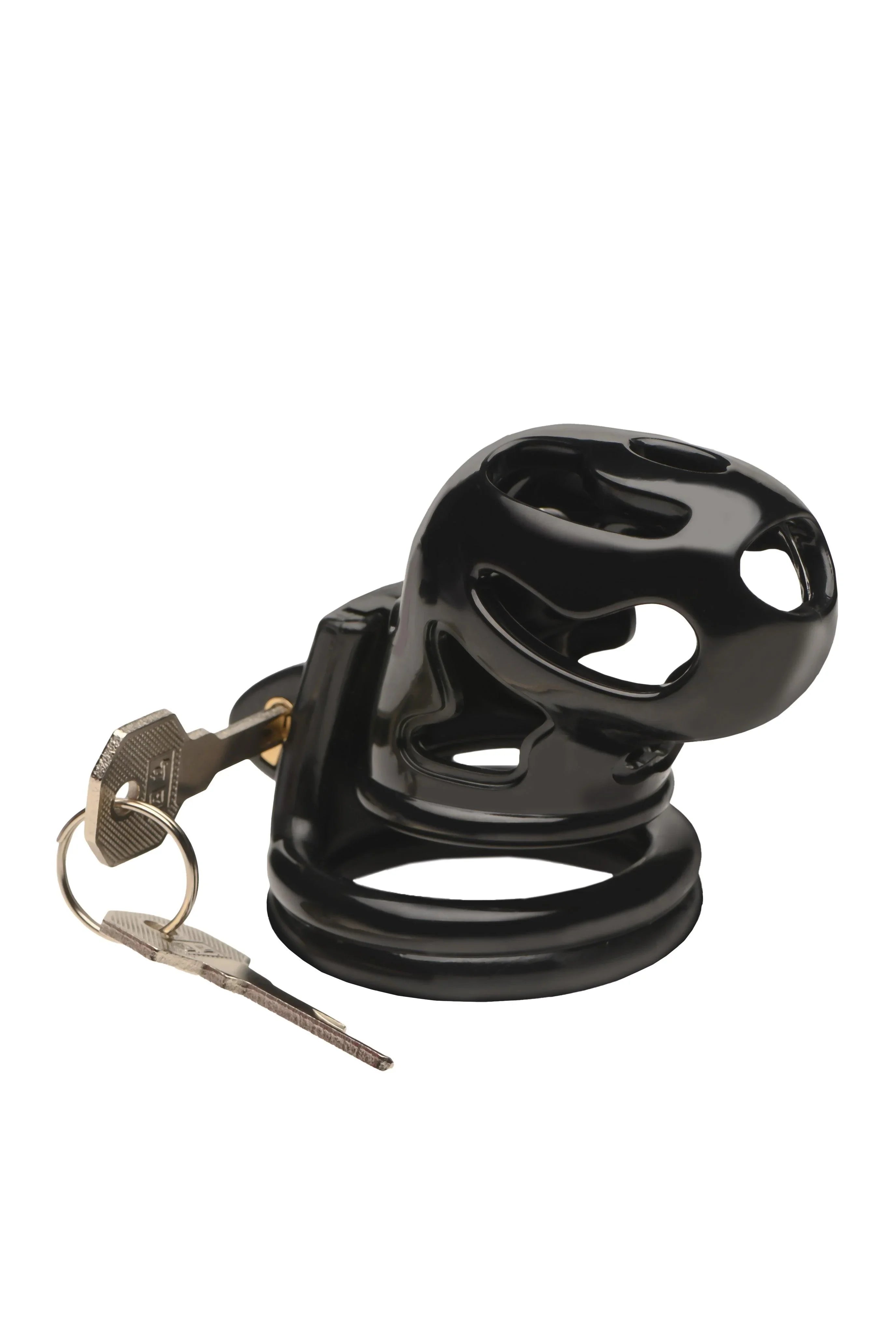 Master Series Hard Stop Double Ring Chastity Cage - Buy At Luxury Toy X - Free 3-Day Shipping