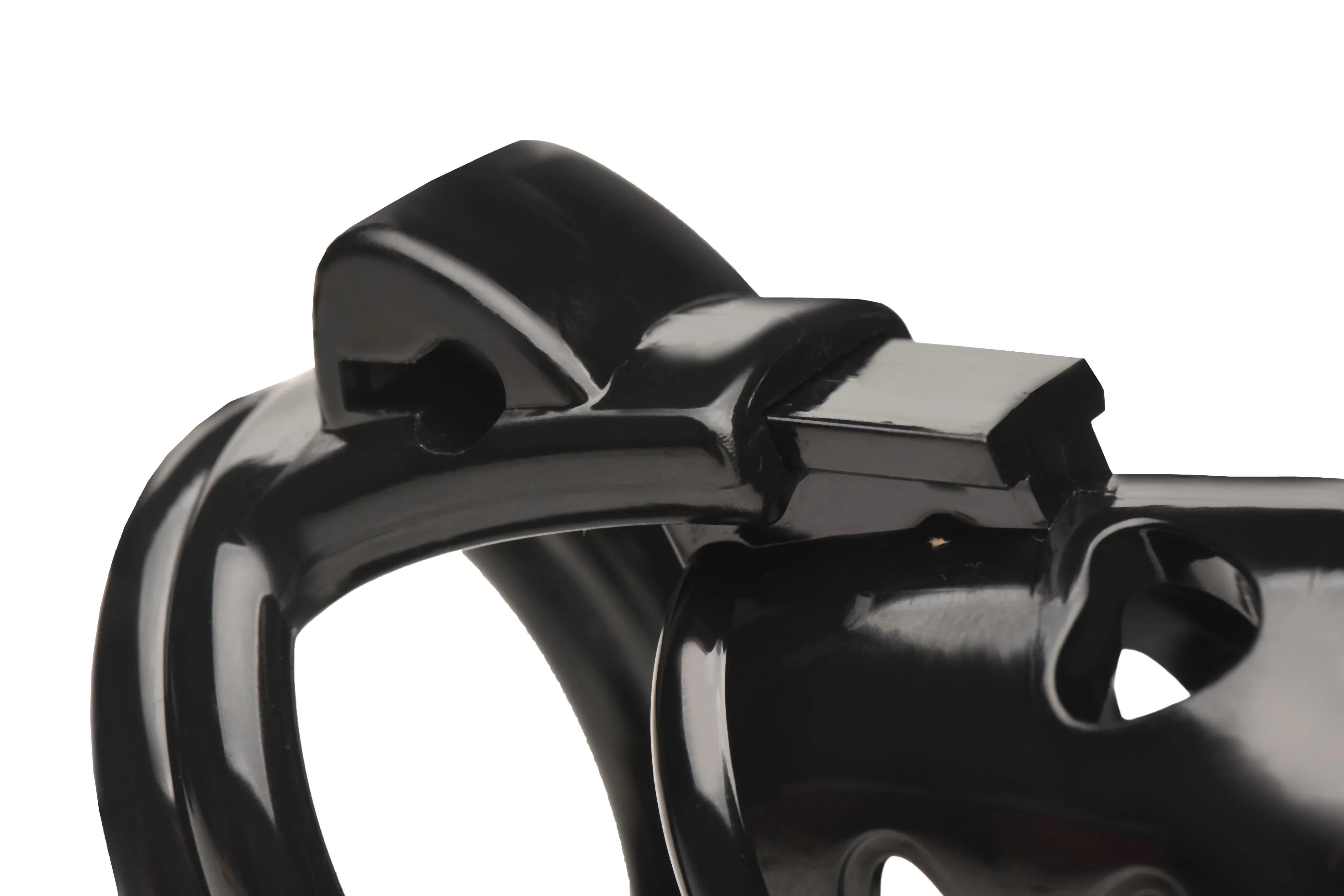 Master Series Hard Stop Double Ring Chastity Cage - Buy At Luxury Toy X - Free 3-Day Shipping