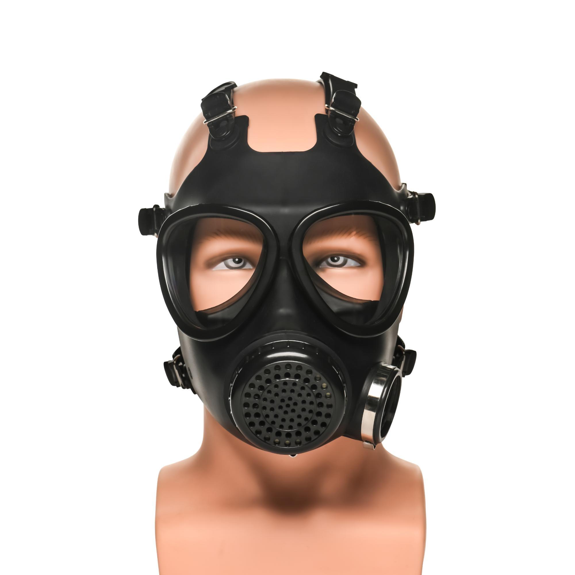 Master Series Inhaler Gas Mask with Bottle - Black/White - Buy At Luxury Toy X - Free 3-Day Shipping