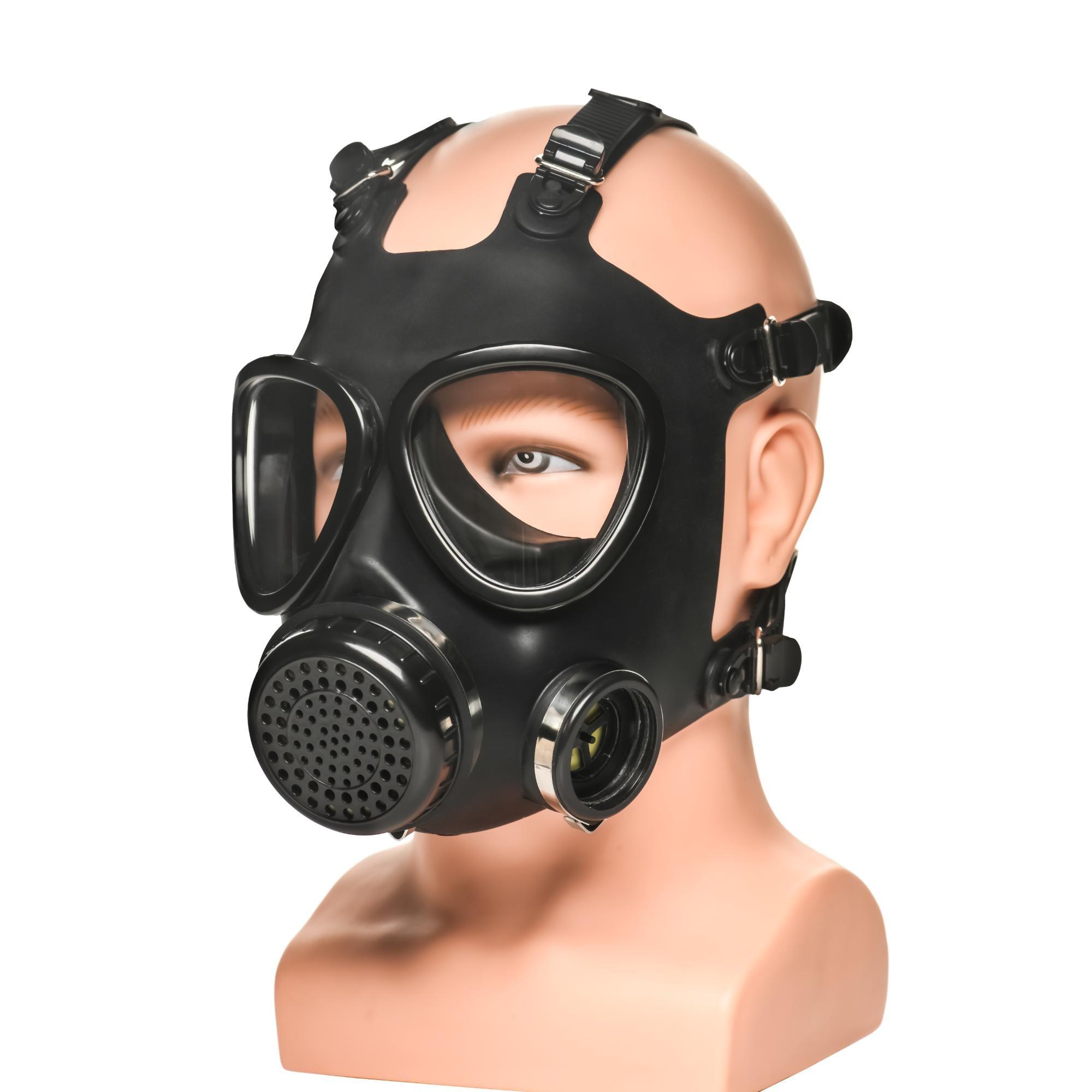 Master Series Inhaler Gas Mask with Bottle - Black/White - Buy At Luxury Toy X - Free 3-Day Shipping