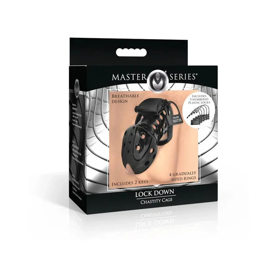 Master Series Lock Down Chastity Cage - Buy At Luxury Toy X - Free 3-Day Shipping