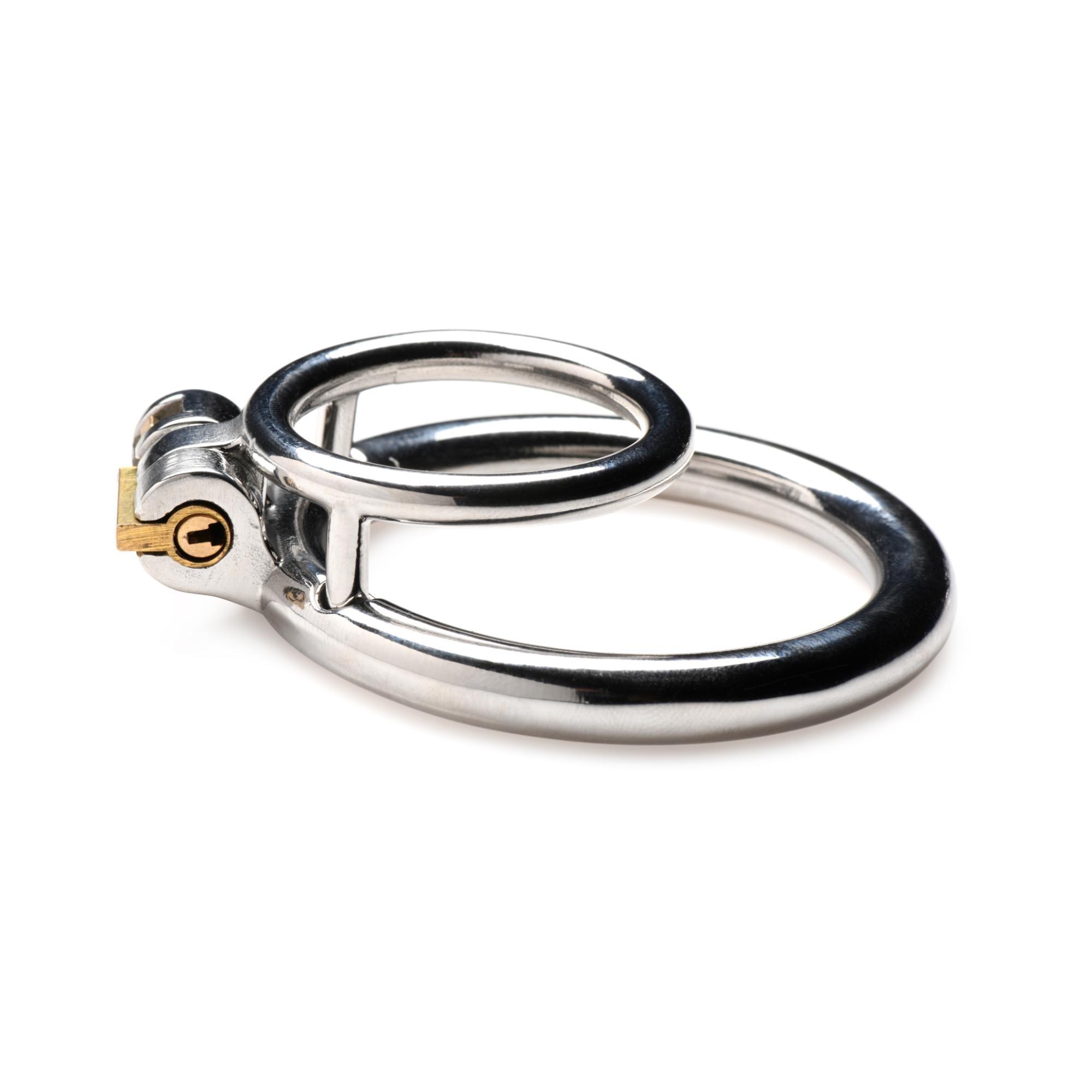 Master Series Locked Cock Stainless Steel Locking Cock & Ball Ring - Buy At Luxury Toy X - Free 3-Day Shipping