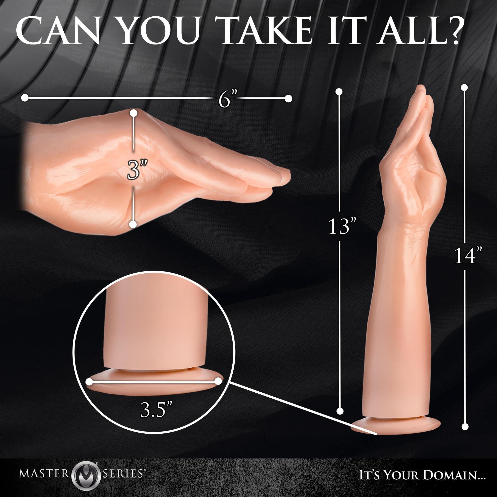 Master Series The Fister Hand and Forearm 15in Dildo - Buy At Luxury Toy X - Free 3-Day Shipping