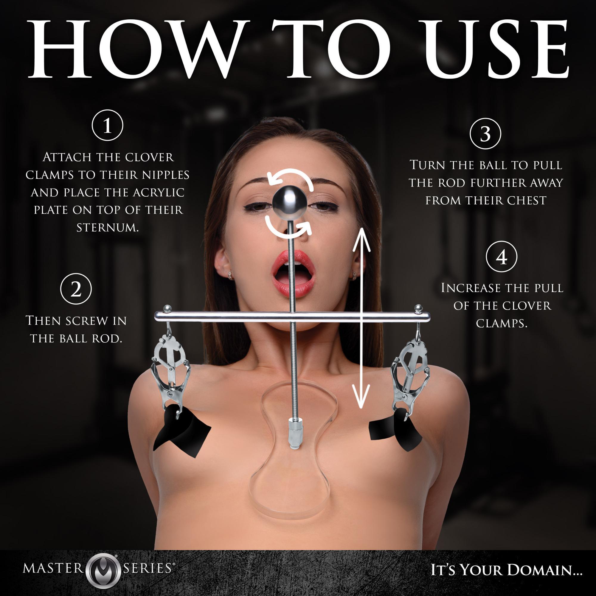 Master Series Tower of Pain Nipple Clamps - Buy At Luxury Toy X - Free 3-Day Shipping