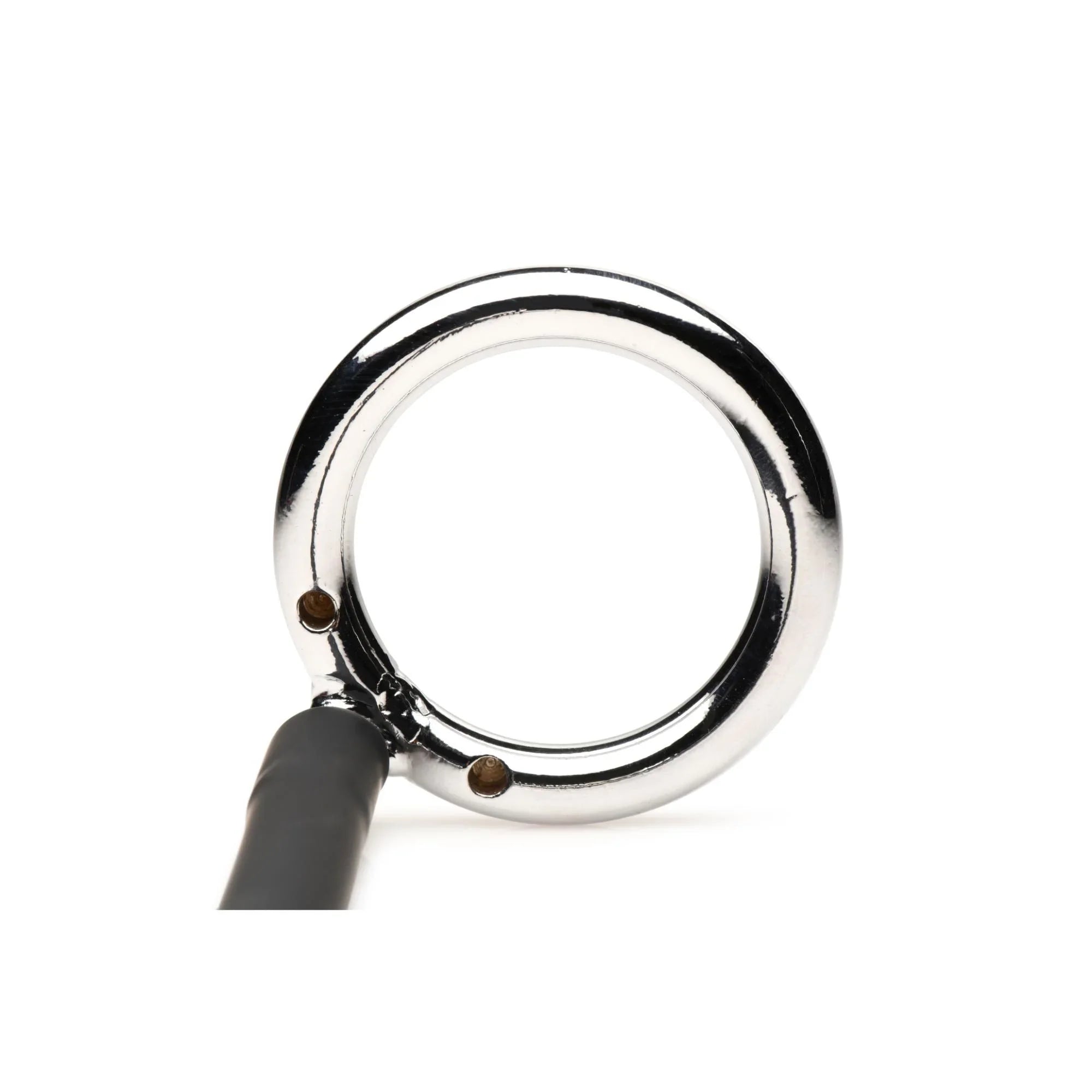 Master Series Tug Plug Aluminum Cock & Ball Ring with Anal Plug Master Series Tug Plug Aluminum Cock & Ball Ring with Anal Plug