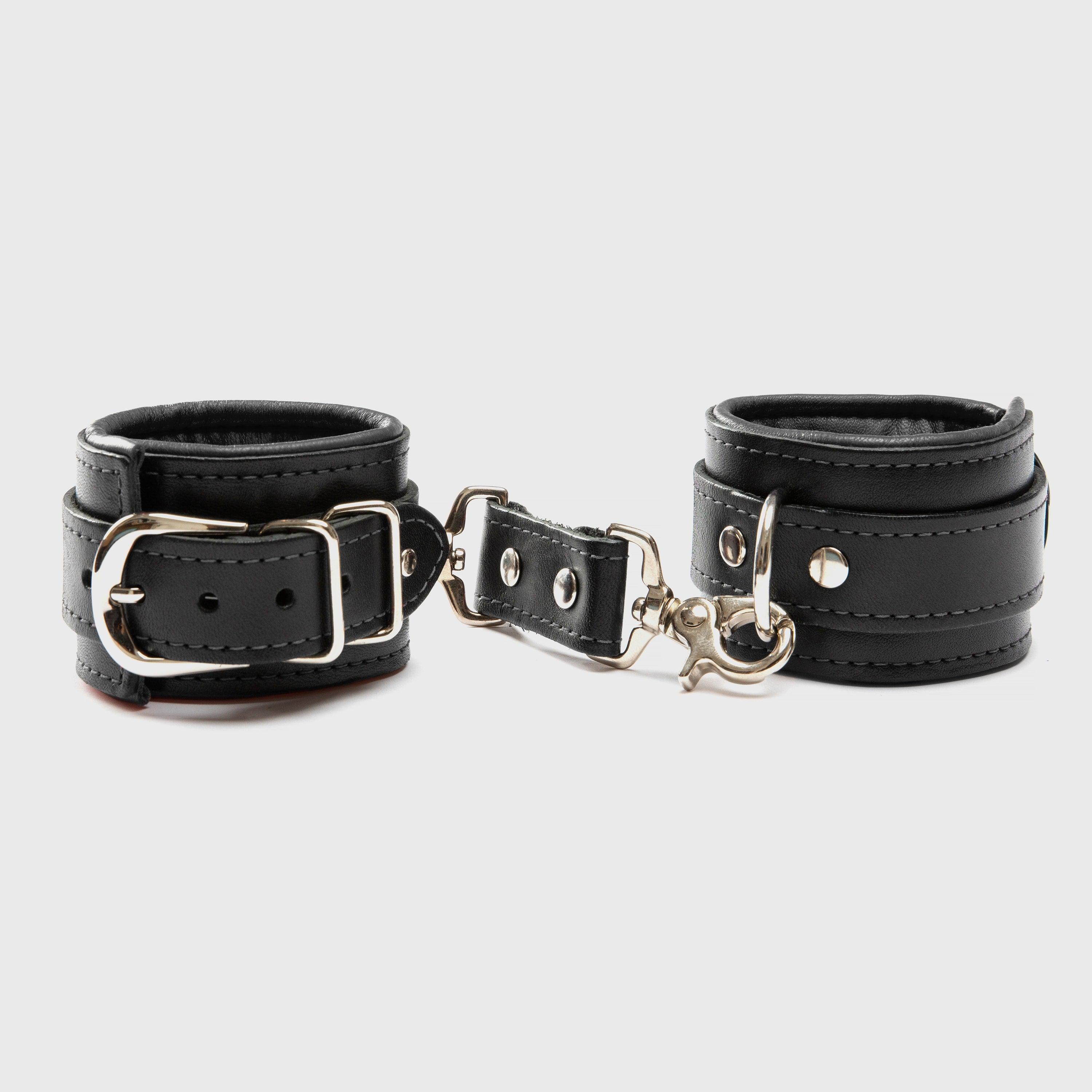 Mercer Premium Soft Leather Padded Wrist Cuffs - Buy At Luxury Toy X - Free 3-Day Shipping