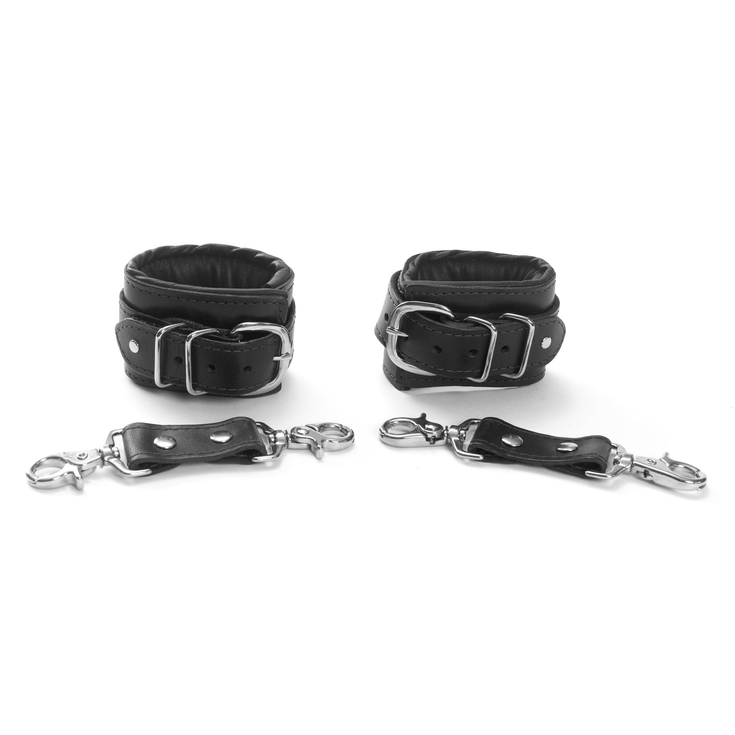 Mercer Premium Soft Leather Padded Wrist Cuffs - Buy At Luxury Toy X - Free 3-Day Shipping