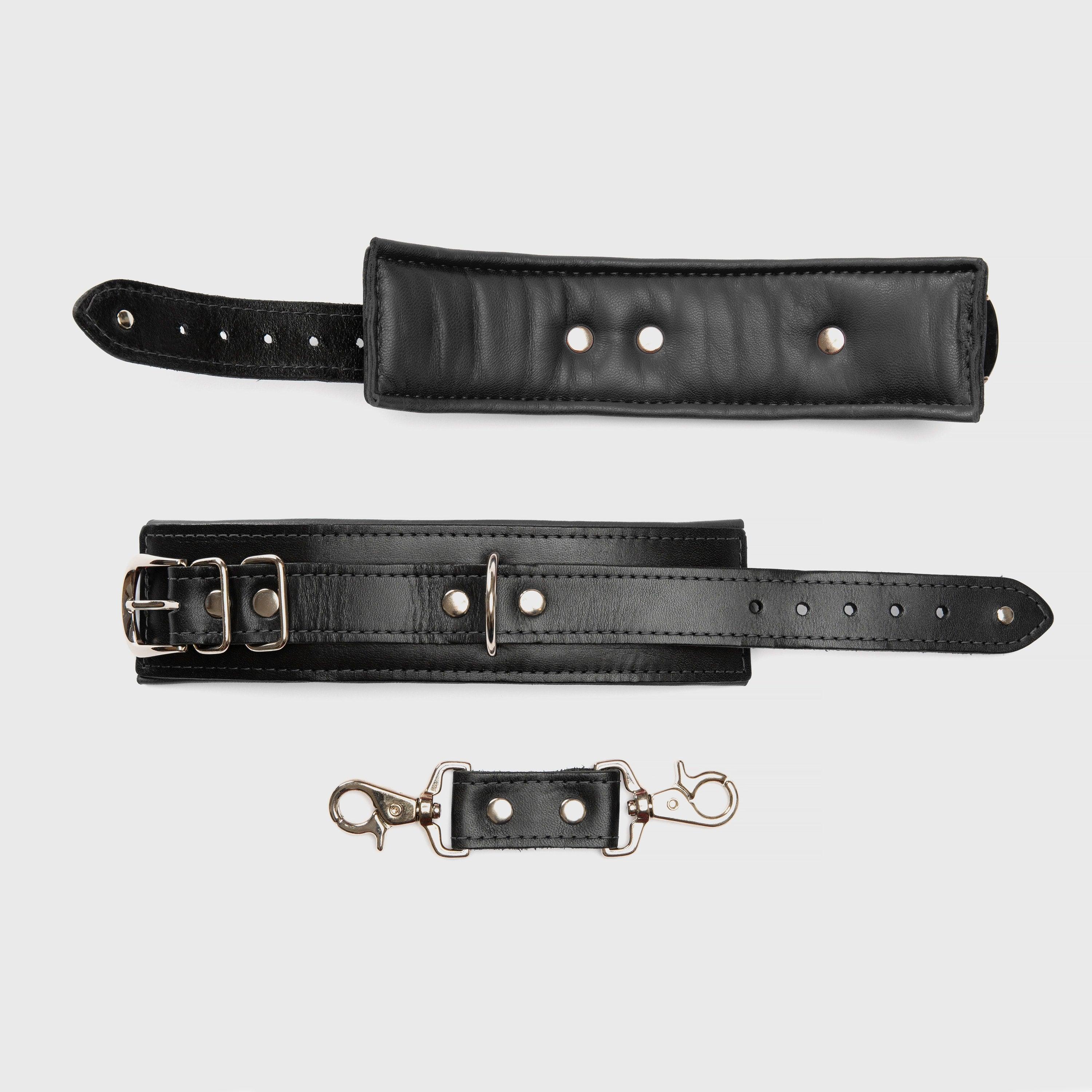 Mercer Premium Soft Leather Padded Wrist Cuffs - Buy At Luxury Toy X - Free 3-Day Shipping
