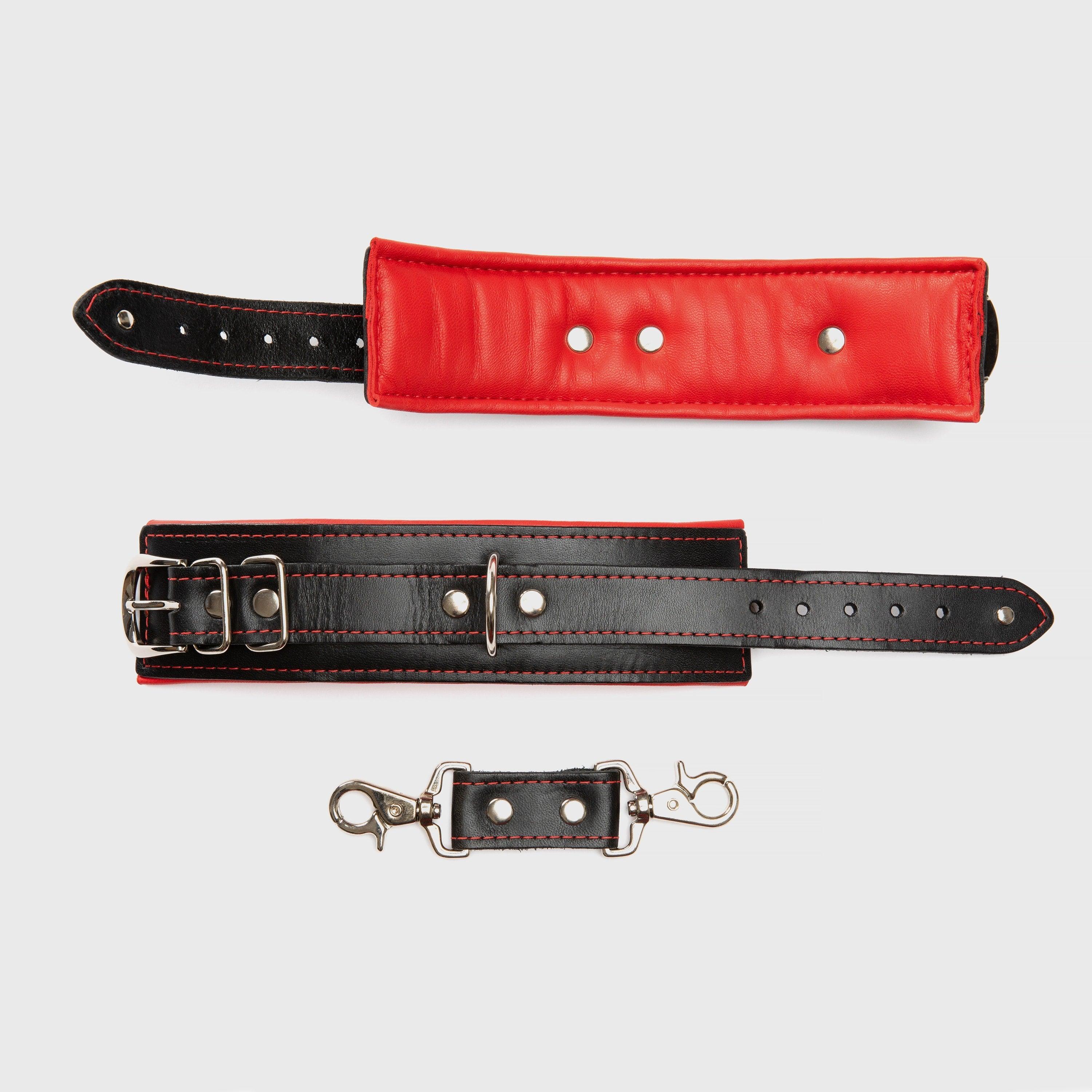 Mercer Premium Soft Leather Padded Wrist Cuffs - Buy At Luxury Toy X - Free 3-Day Shipping