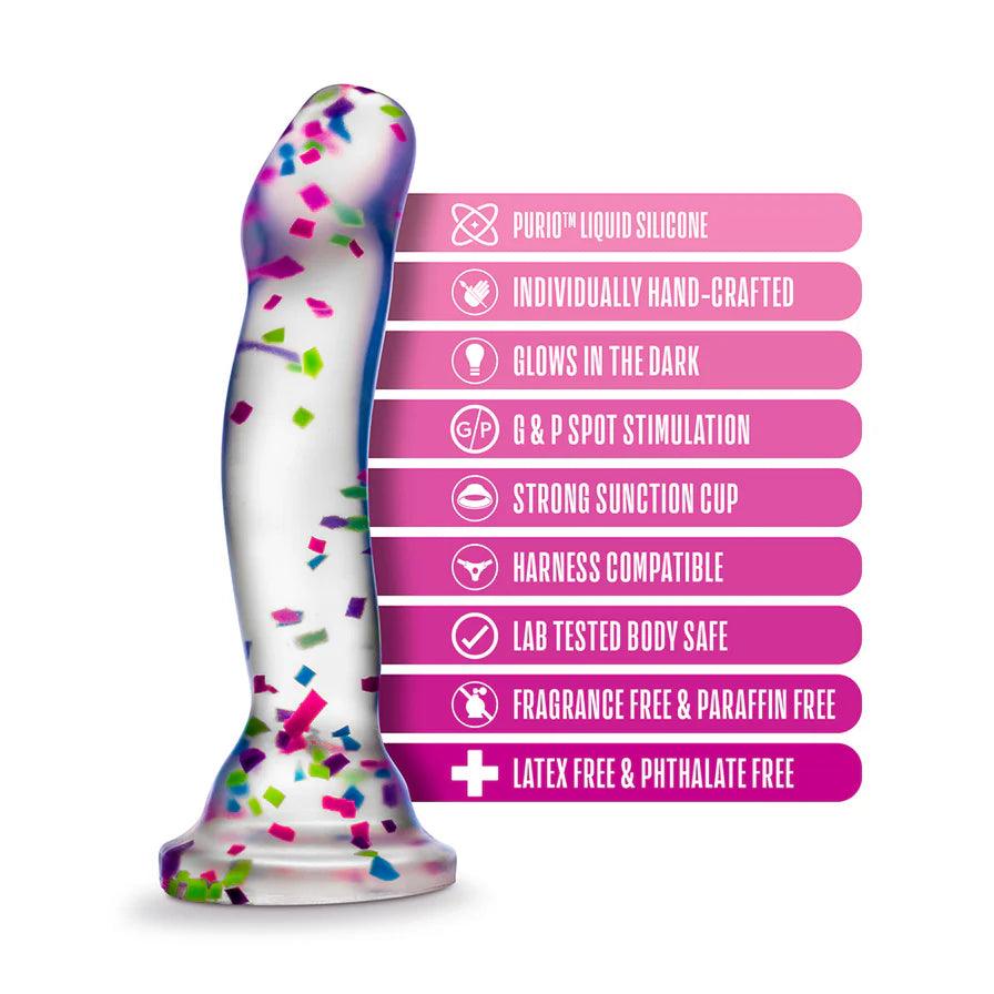 Neo Elite Hanky Panky 7.5 in. Glow-in-the-Dark Silicone - Buy At Luxury Toy X - Free 3-Day Shipping