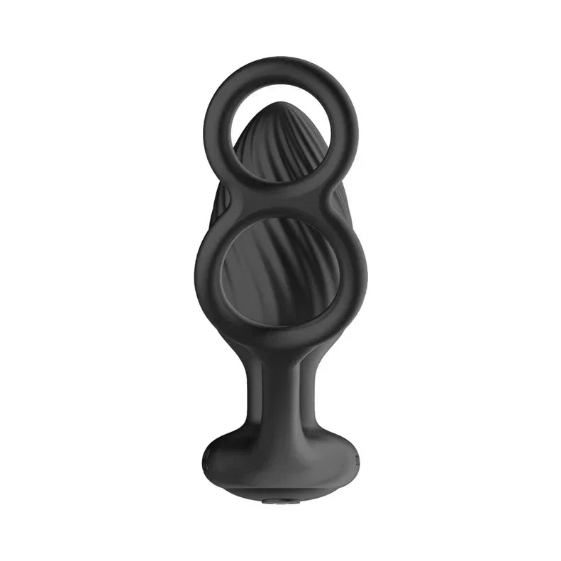 Nexus Tornado Cock and Ball Ring Rotating and Vibrating Butt Plug with Nexus Tornado Cock and Ball Ring Rotating and Vibrating Butt Plug with