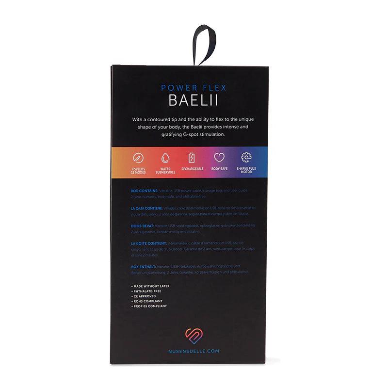 Nu Sensuelle Baelii Rechargeable Silicone G-Spot Vibrator - Buy At Luxury Toy X - Free 3-Day Shipping