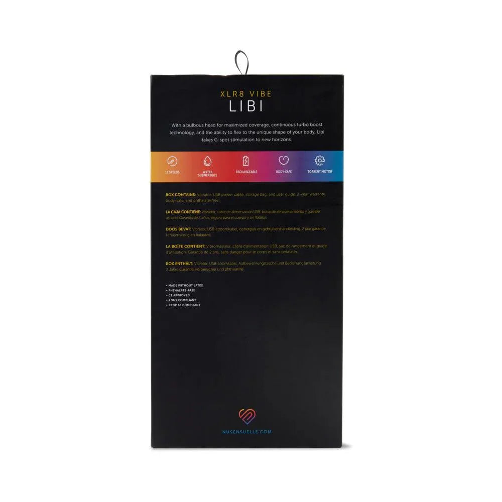 Nu Sensuelle Libi Flexible Rechargeable Silicone G-Spot Vibrator - Buy At Luxury Toy X - Free 3-Day Shipping