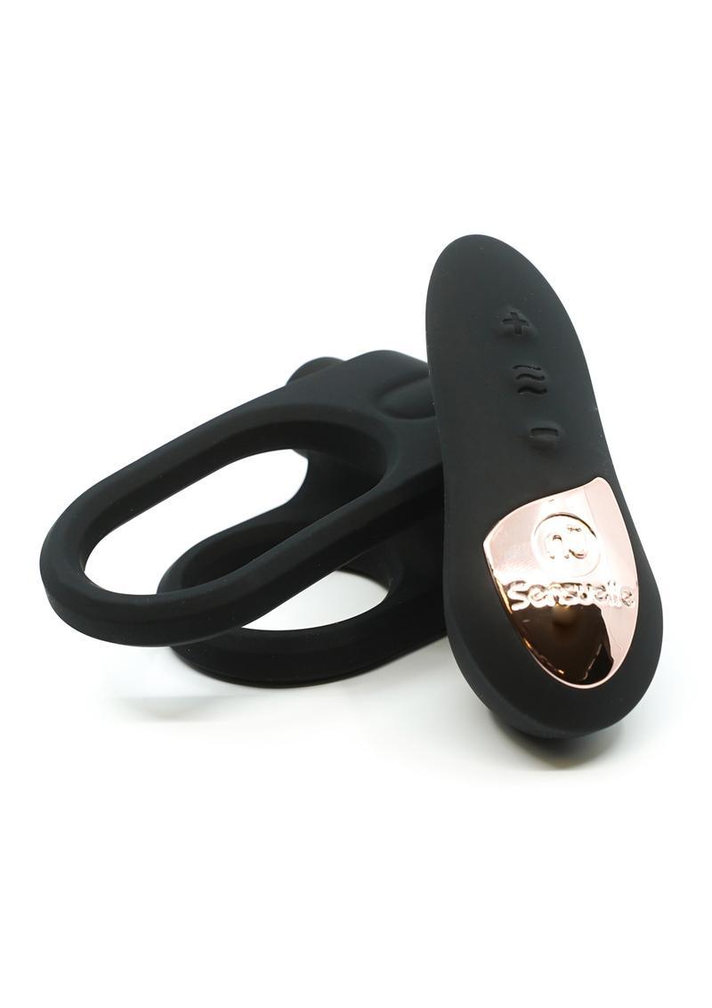 Nu Sensuelle Silicone Bullet Ring XLR8 Rechargeable Vibrating Cock Ring with Remote Control - Buy At Luxury Toy X - Free 3-Day Shipping