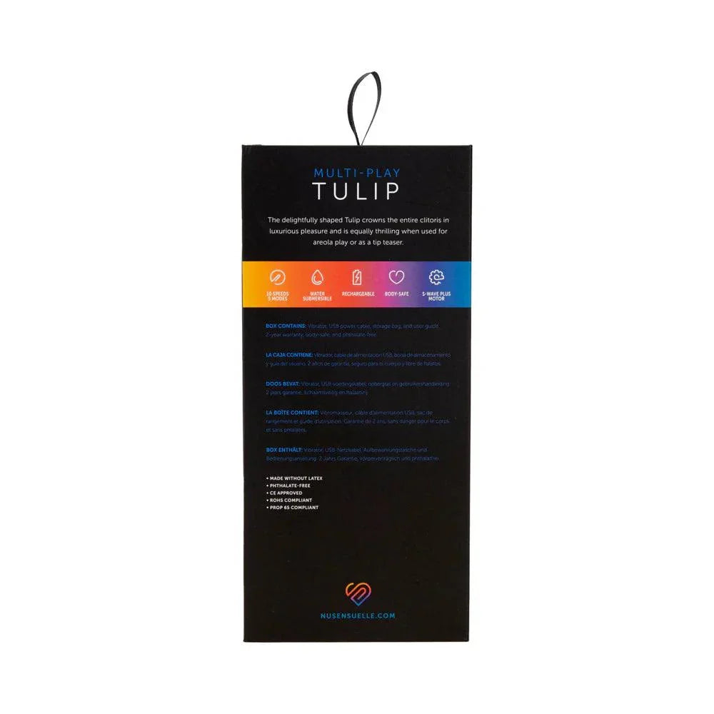 Nu Sensuelle Tulip Rechargeable Silicone Clitoral Stimulator - Buy At Luxury Toy X - Free 3-Day Shipping
