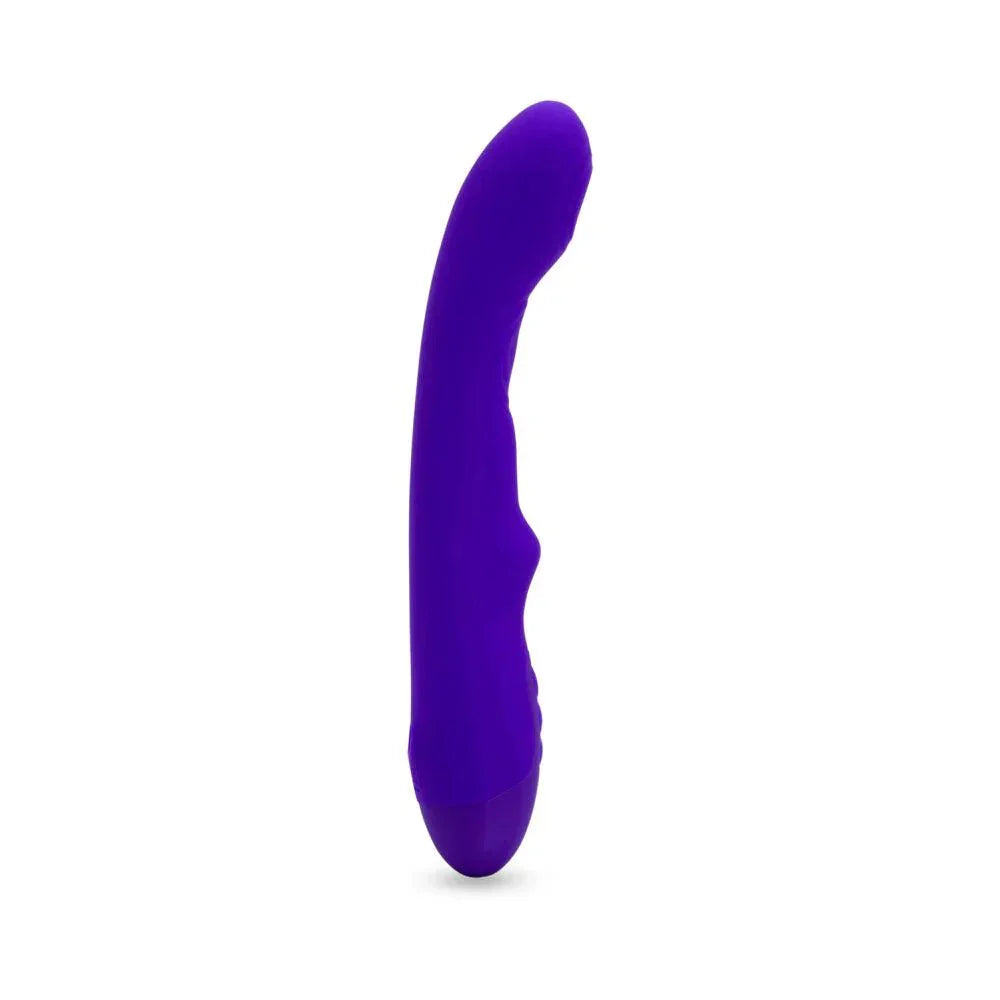 Nu Sensuelle Vivi Rechargeable Silicone Double Tapping Vibrator with Clitoral Stimulation - Buy At Luxury Toy X - Free 3-Day Shipping