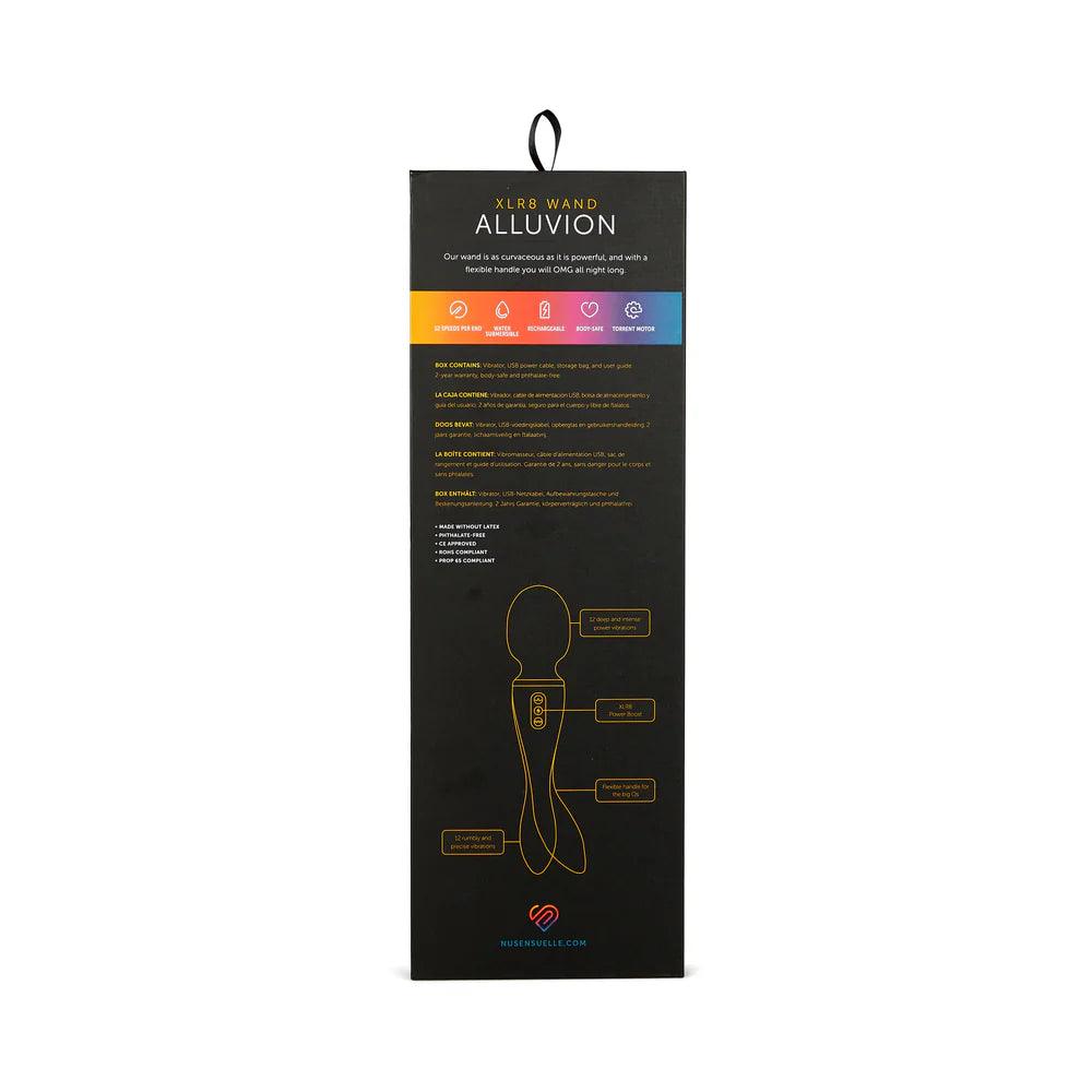 Nu Sensuelle XLR8 Alluvion Silicone Rechargeable Wand Massager - Buy At Luxury Toy X - Free 3-Day Shipping
