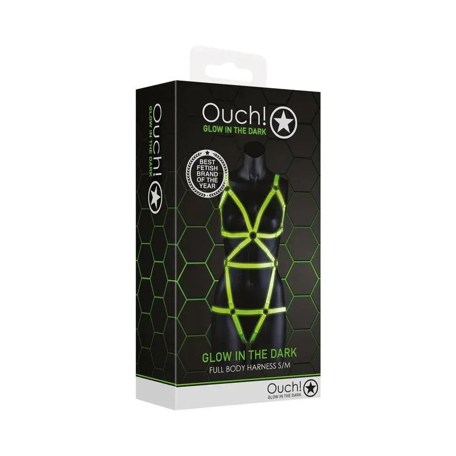 Ouch! Full Body Harness Glow in the Dark - Buy At Luxury Toy X - Free 3-Day Shipping