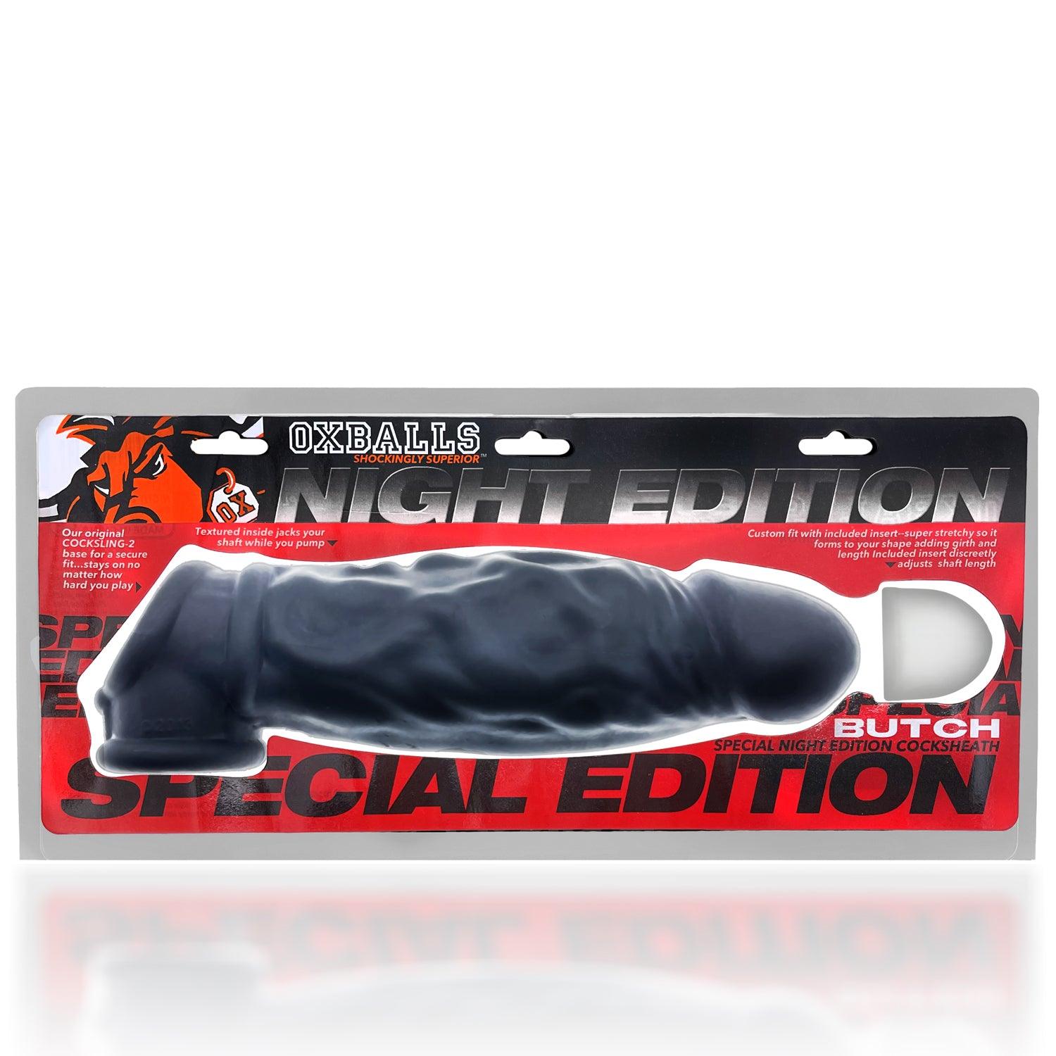 Oxballs Butch Cocksheath Plus+SILICONE™ Special Night Edition - Buy At Luxury Toy X - Free 3-Day Shipping