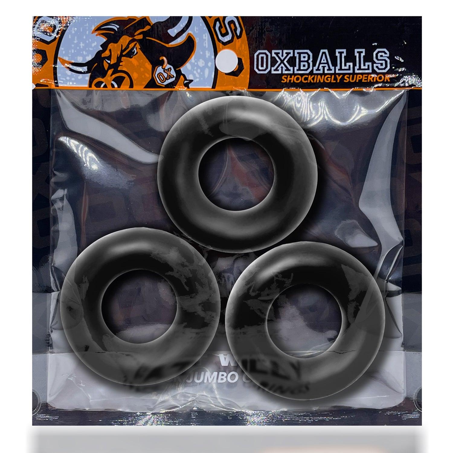 Oxballs FAT WILLY 3-Pack Jumbo Cockrings - Buy At Luxury Toy X - Free 3-Day Shipping