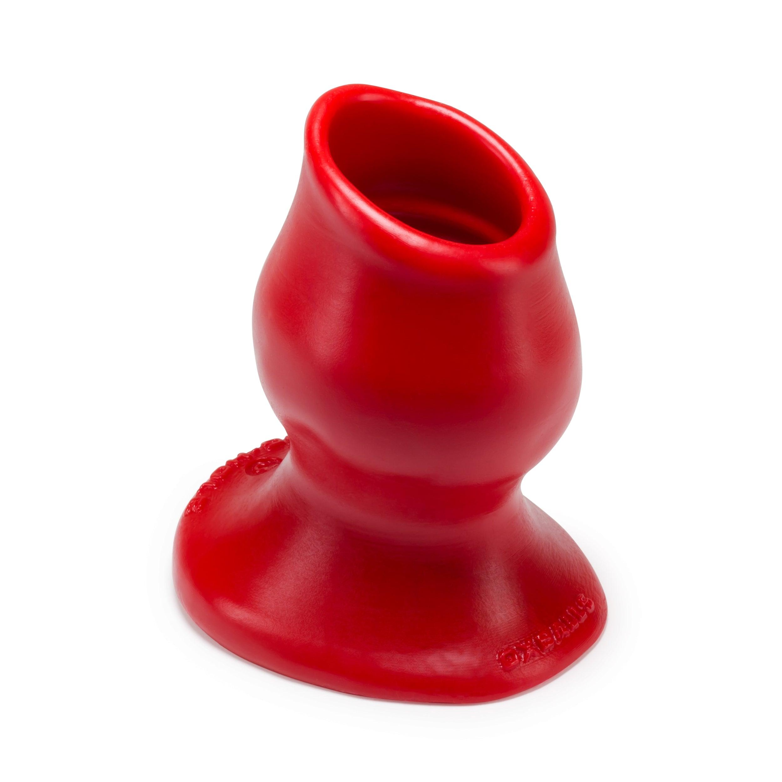 Oxballs Pighole Hollow Plug Red - Buy At Luxury Toy X - Free 3-Day Shipping