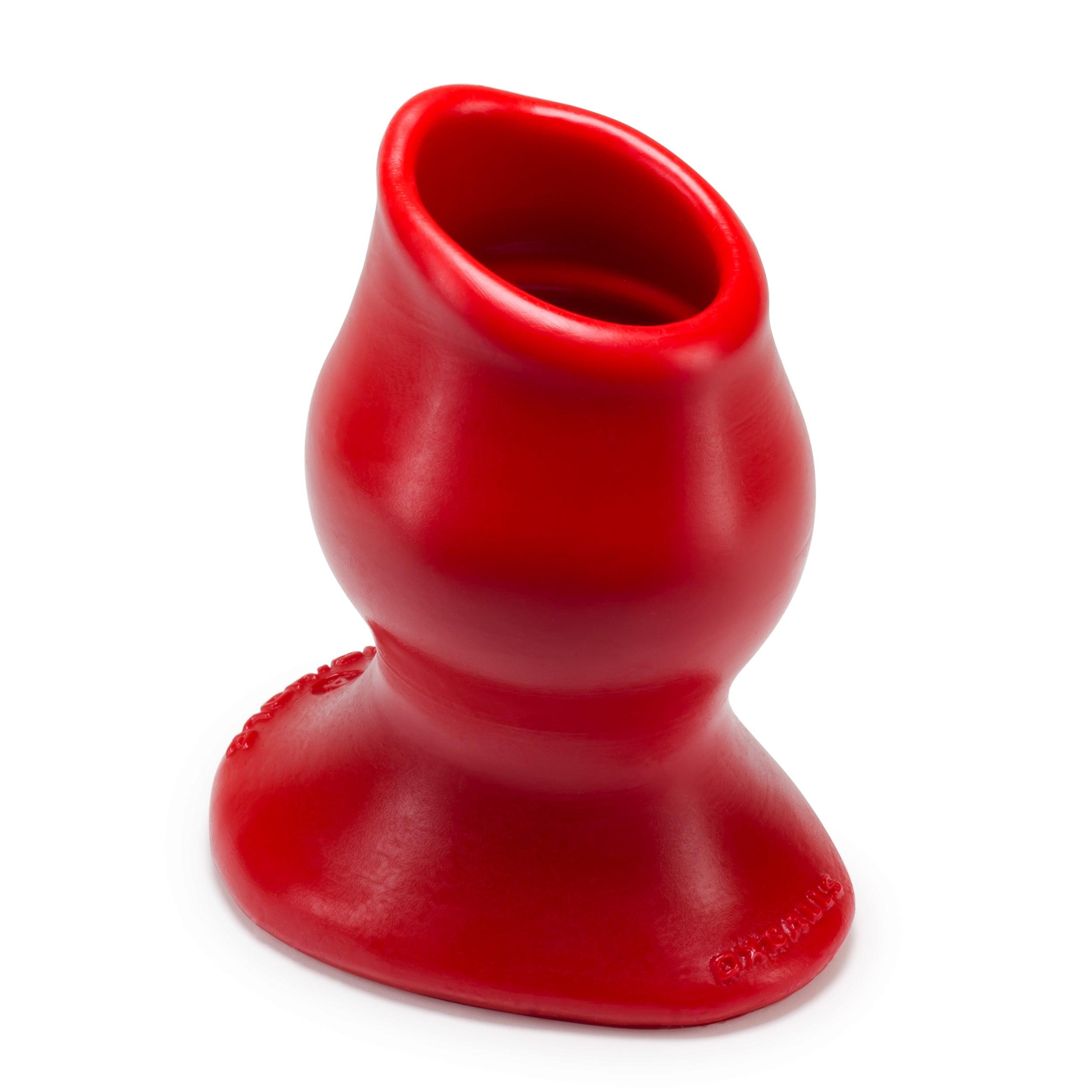 Oxballs Pighole Hollow Plug Red - Buy At Luxury Toy X - Free 3-Day Shipping