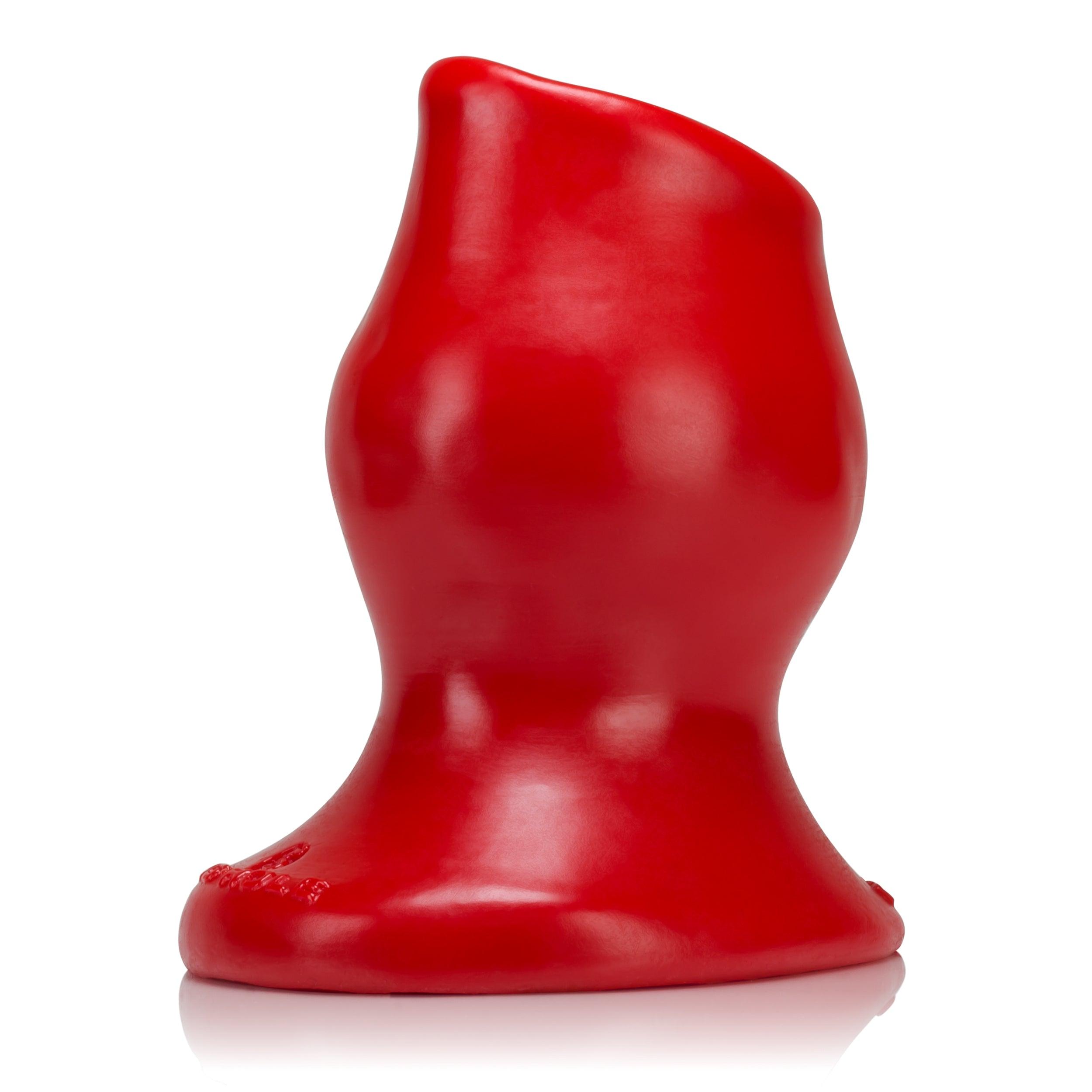 Oxballs Pighole Hollow Plug Red - Buy At Luxury Toy X - Free 3-Day Shipping