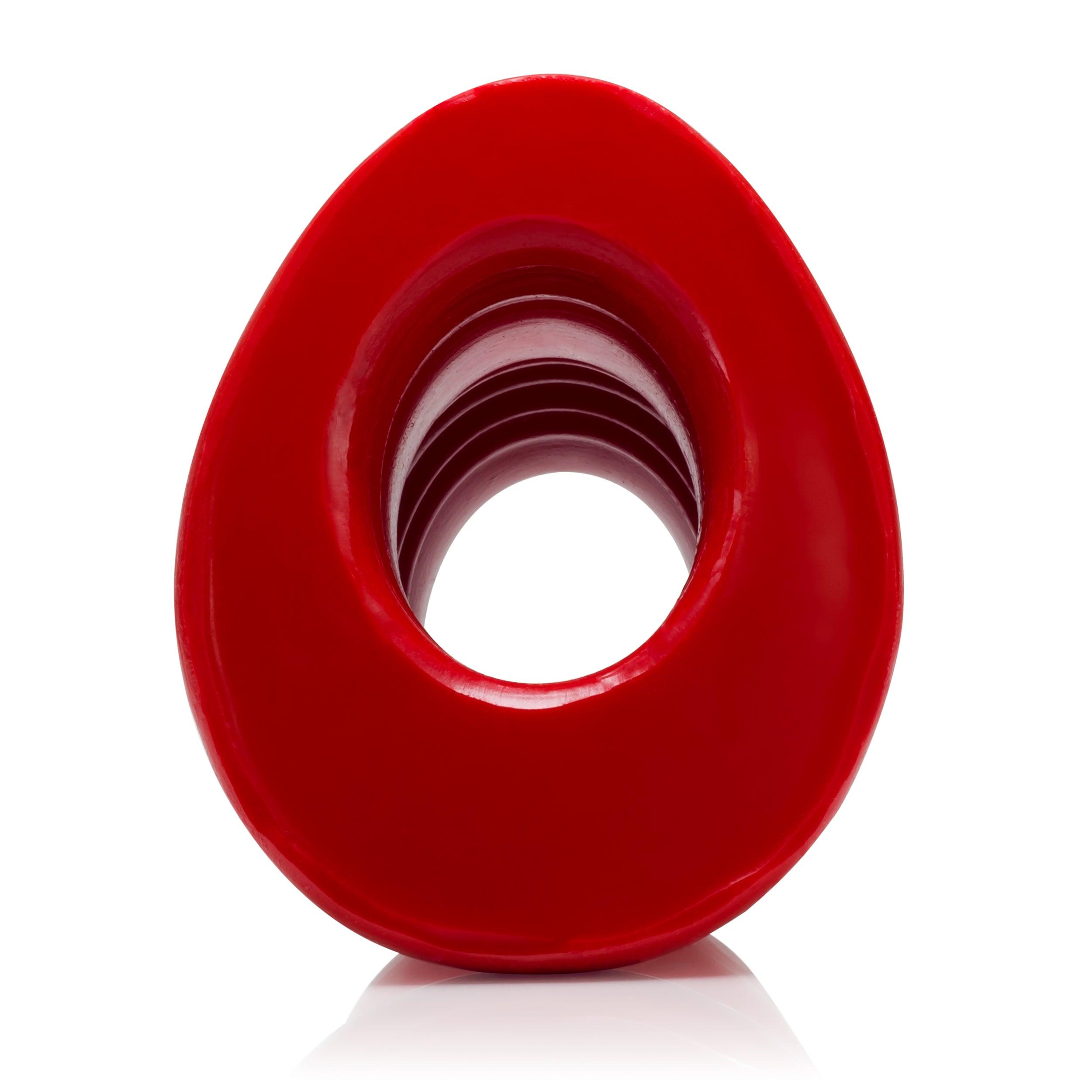 Oxballs Pighole Hollow Plug Red - Buy At Luxury Toy X - Free 3-Day Shipping