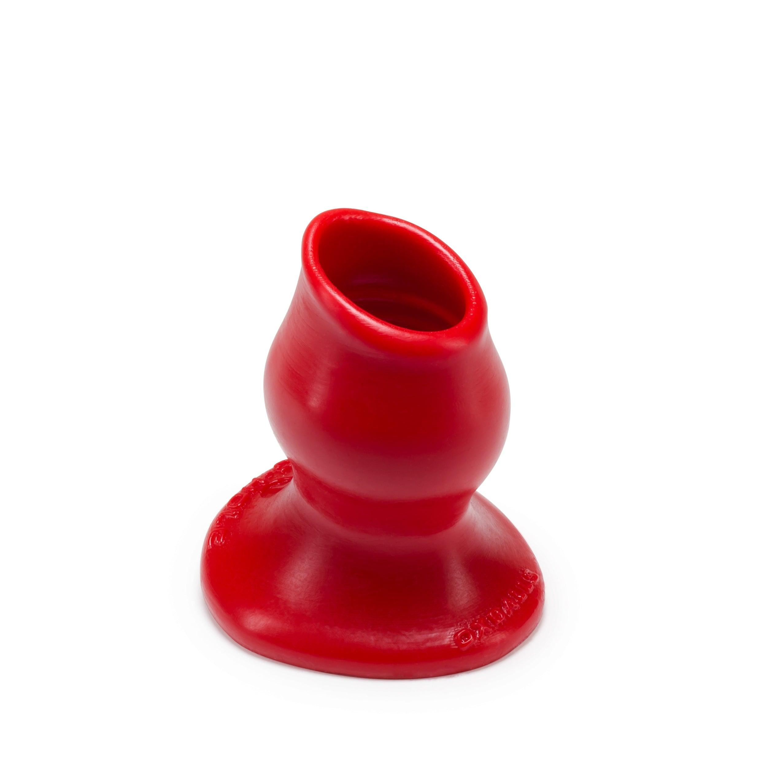 Oxballs Pighole Hollow Plug Red - Buy At Luxury Toy X - Free 3-Day Shipping