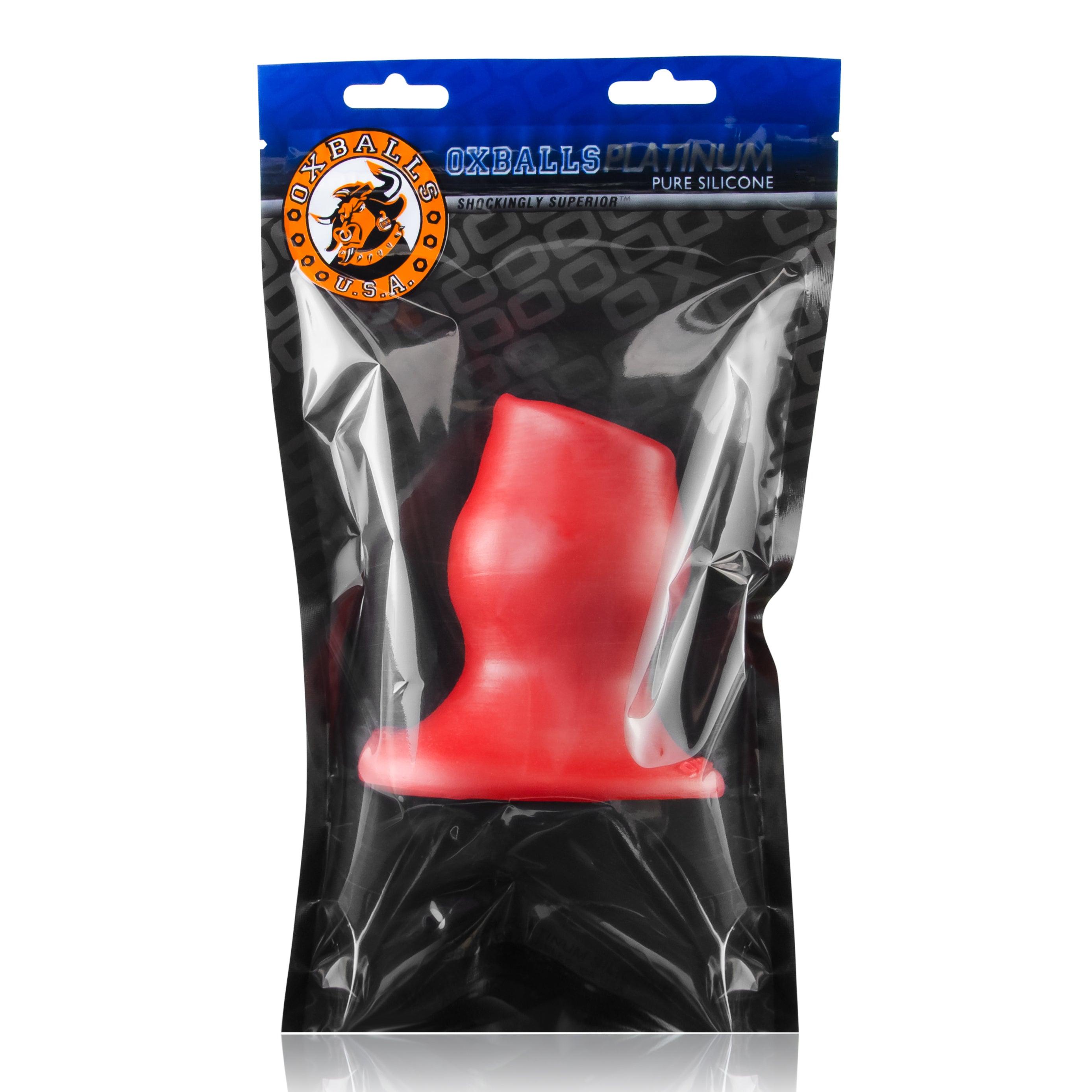 Oxballs Pighole Hollow Plug Red - Buy At Luxury Toy X - Free 3-Day Shipping