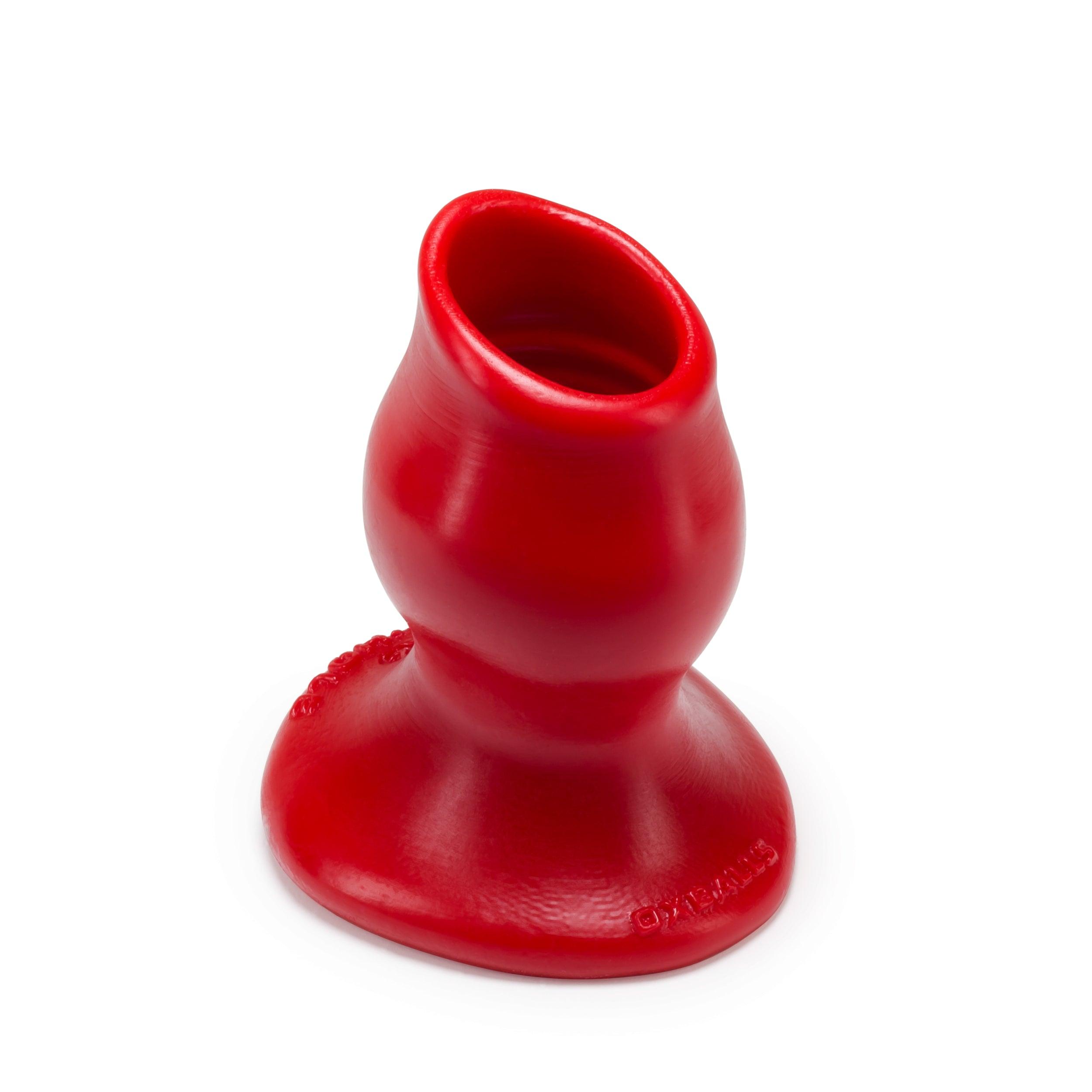 Oxballs Pighole Hollow Plug Red - Buy At Luxury Toy X - Free 3-Day Shipping