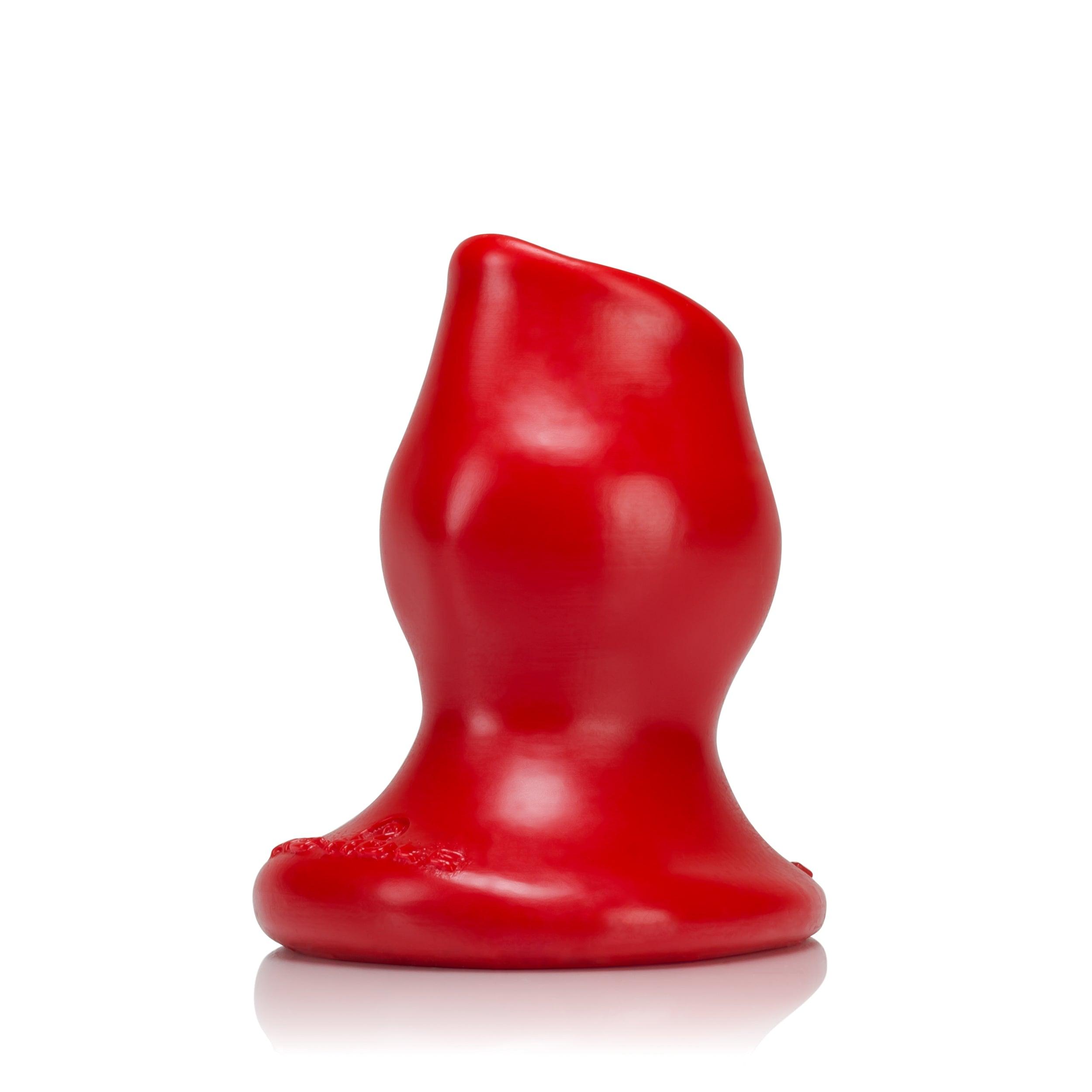 Oxballs Pighole Hollow Plug Red - Buy At Luxury Toy X - Free 3-Day Shipping