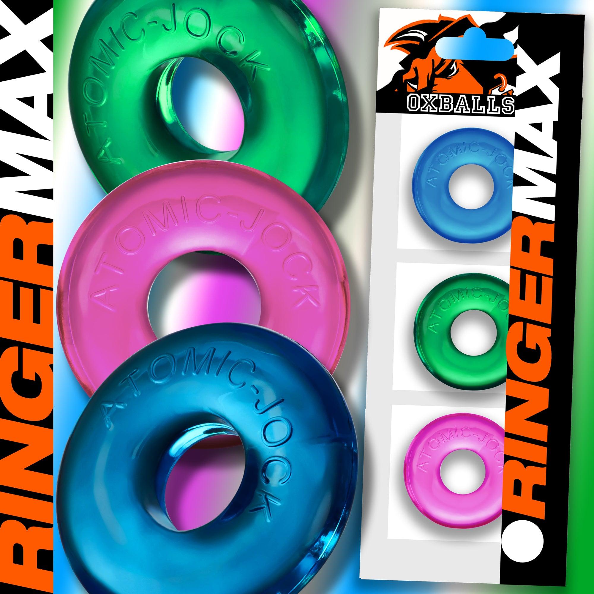 Oxballs Ringer Max Cock Ring (3 Pack) - Buy At Luxury Toy X - Free 3-Day Shipping