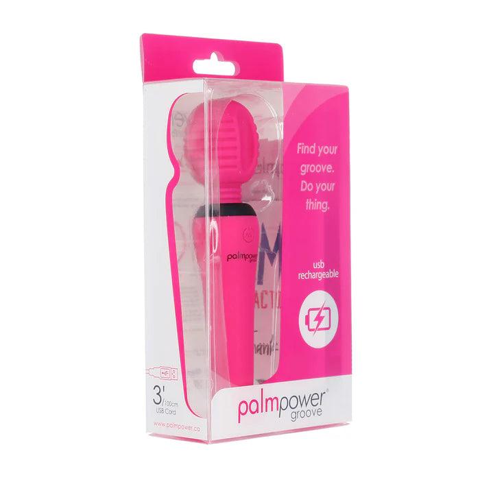 PalmPower Groove Rechargeable Silicone Mini Wand Massager - Buy At Luxury Toy X - Free 3-Day Shipping