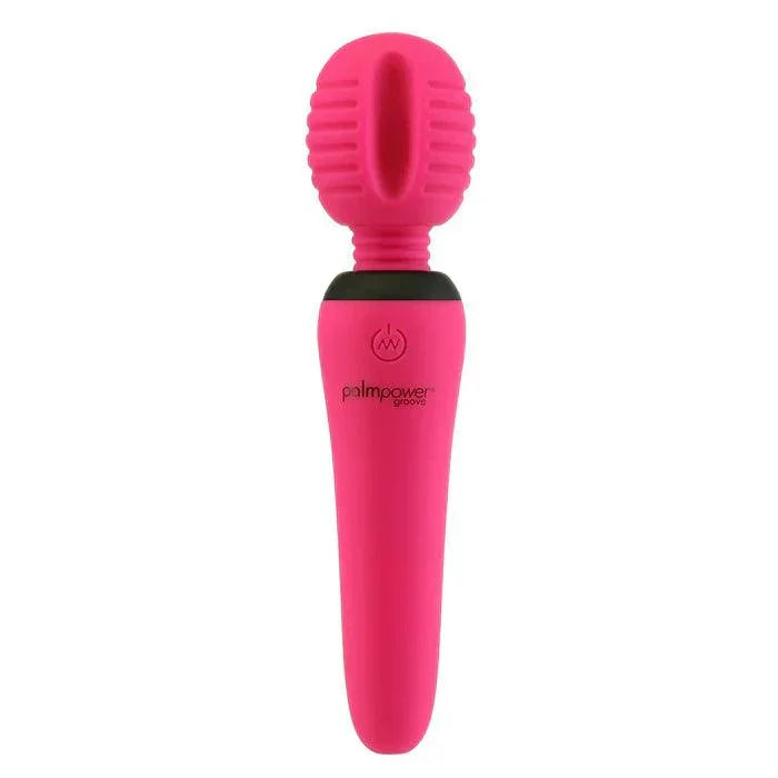 PalmPower Groove Rechargeable Silicone Mini Wand Massager - Buy At Luxury Toy X - Free 3-Day Shipping