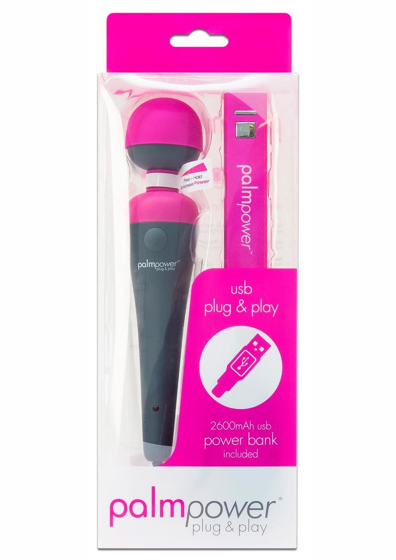 PalmPower Plug & Play Rechargeable Silicone Wand Massager - Buy At Luxury Toy X - Free 3-Day Shipping