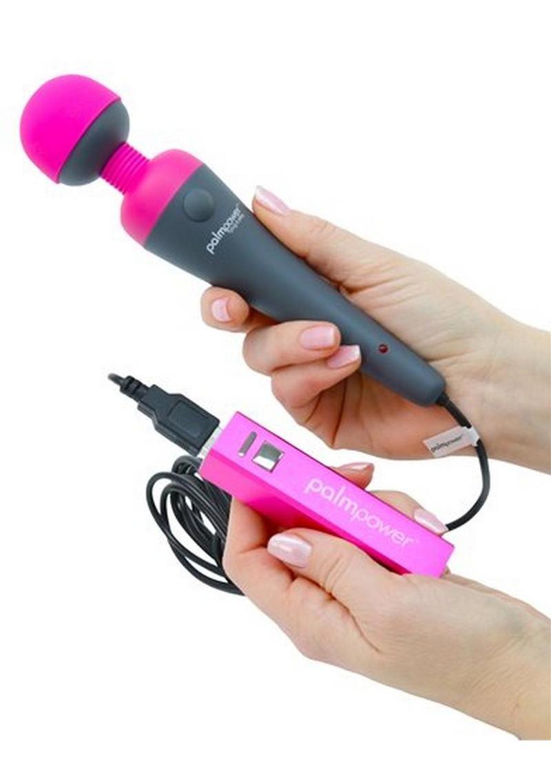 PalmPower Plug & Play Rechargeable Silicone Wand Massager - Buy At Luxury Toy X - Free 3-Day Shipping