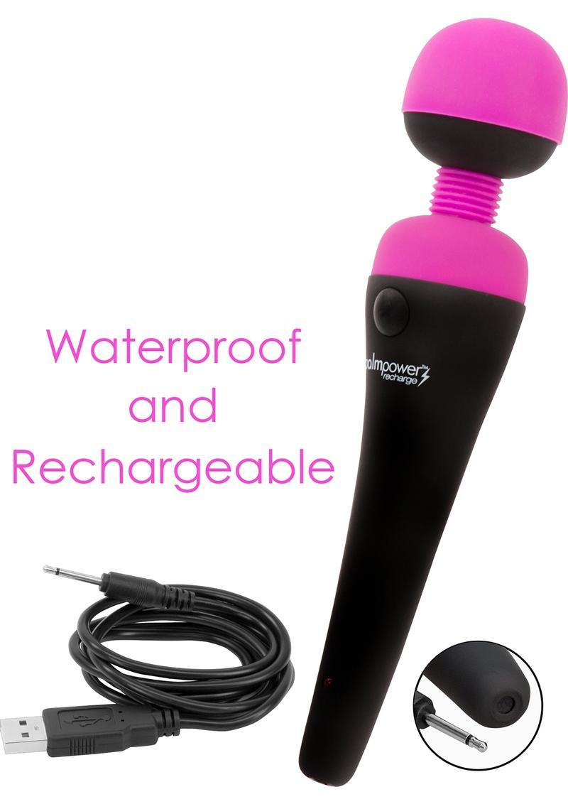 PalmPower Rechargeable Silicone Personal Wand Massager - Buy At Luxury Toy X - Free 3-Day Shipping