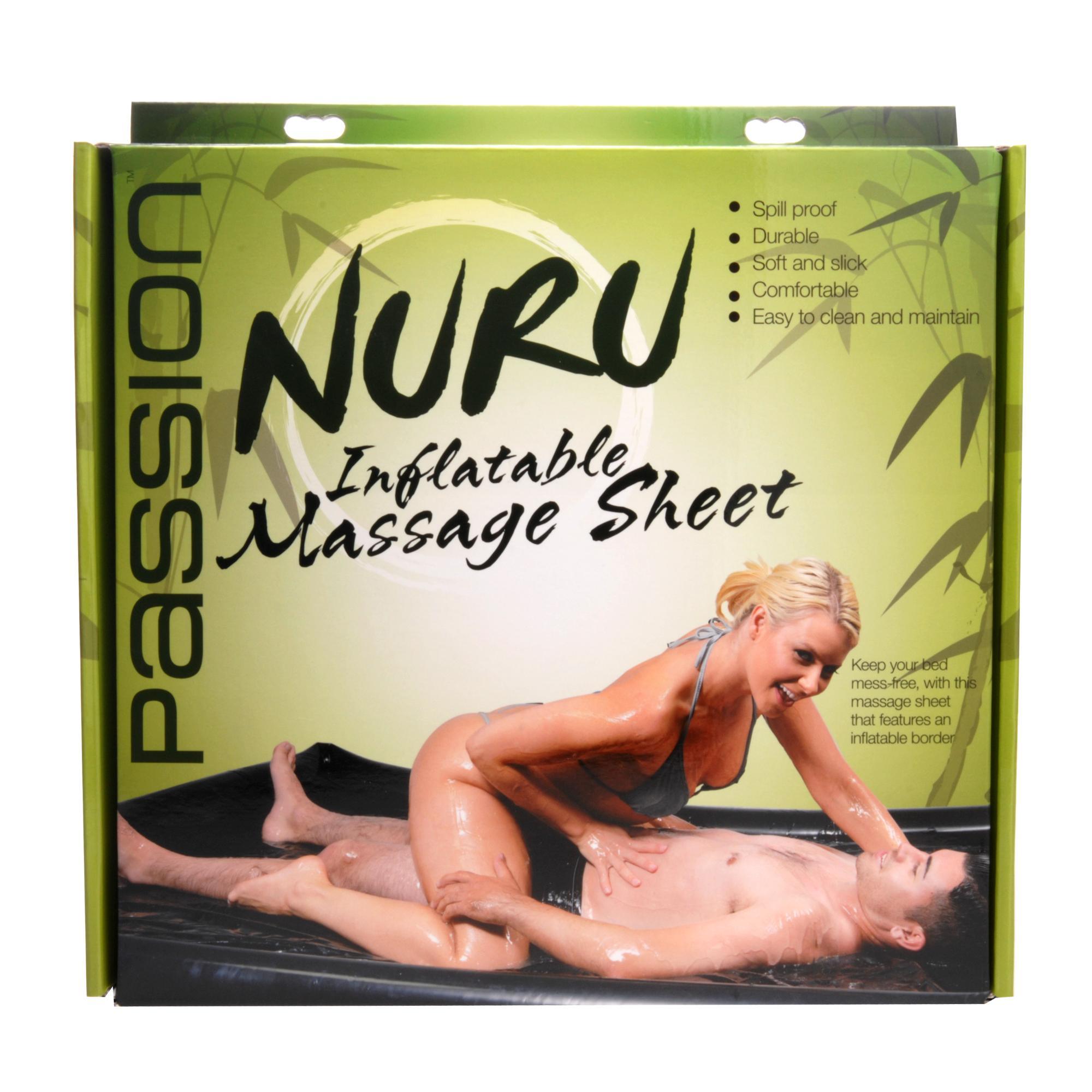 Passion Lubricants Nuru Inflatable Vinyl Massage Sheet - Buy At Luxury Toy X - Free 3-Day Shipping