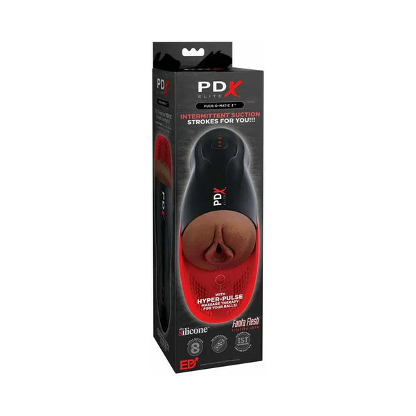 PDX Elite Fuck-O-Matic 2 Rechargeable Vibrating Suction Stroker with S